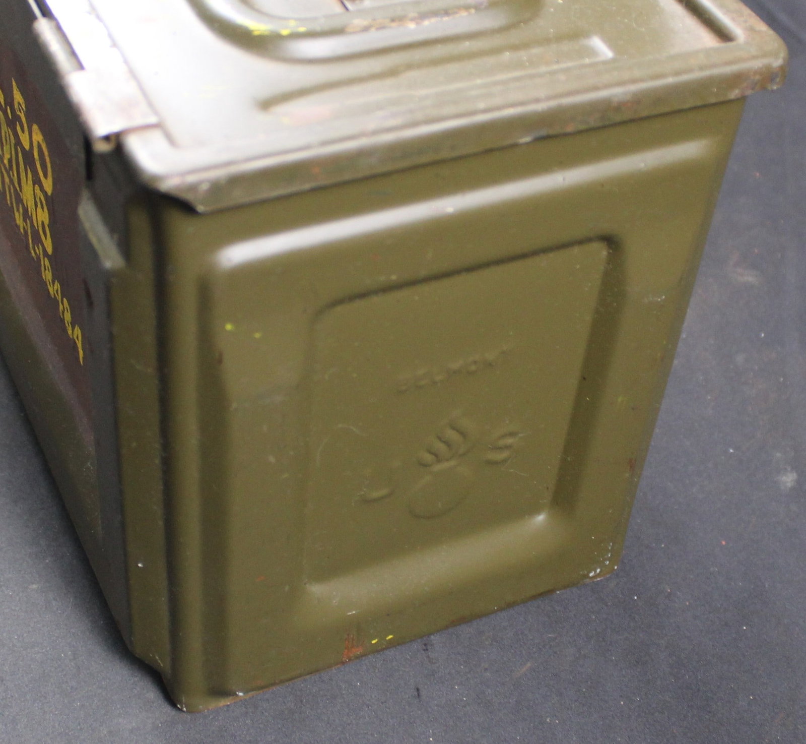 WWII American Side-Clasp .50 Caliber Ammunition Can (FMI) - 4