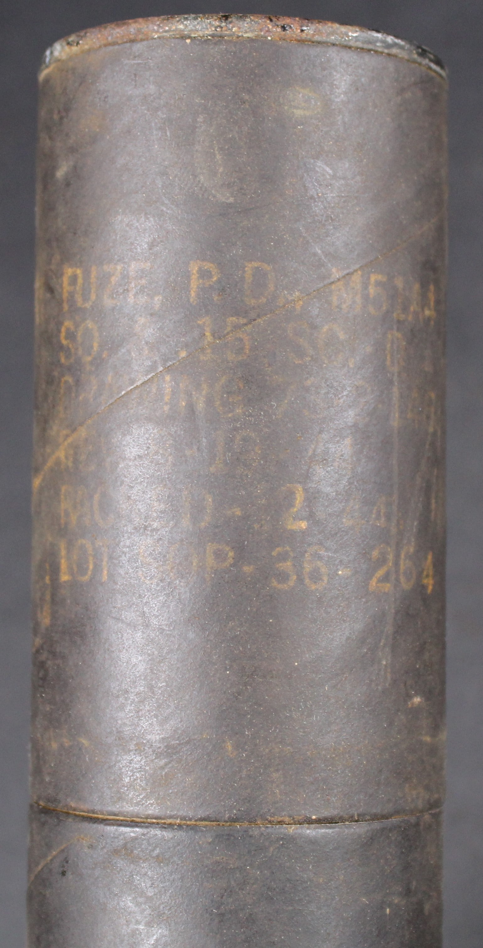 Group Lot of Approximately 26 WWII .50 Caliber Projectiles in M43A1 Transport Case (FLR) - 3