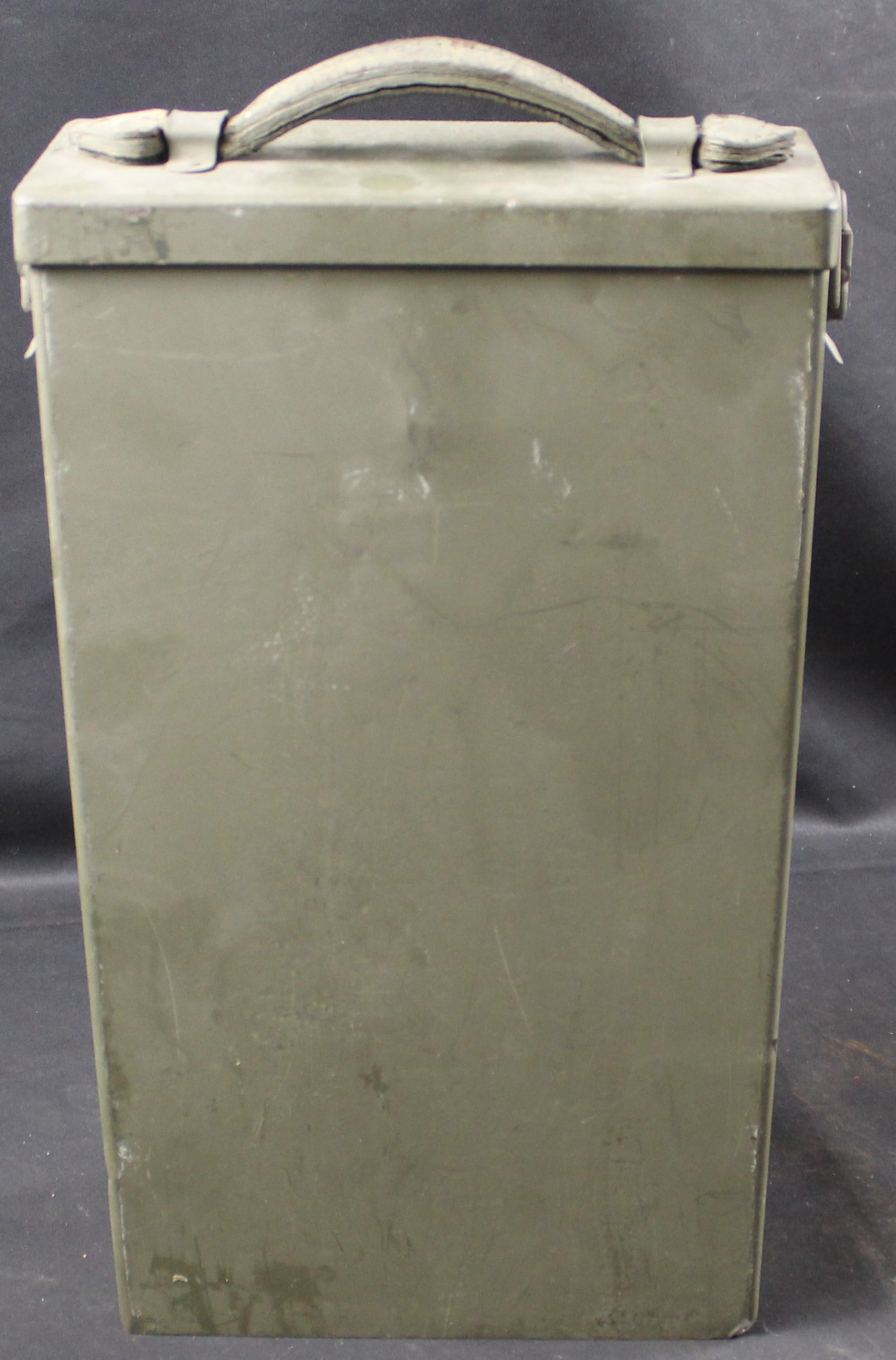 Vintage Metal Military Transport Can Unknown Origin (FMI) - 2