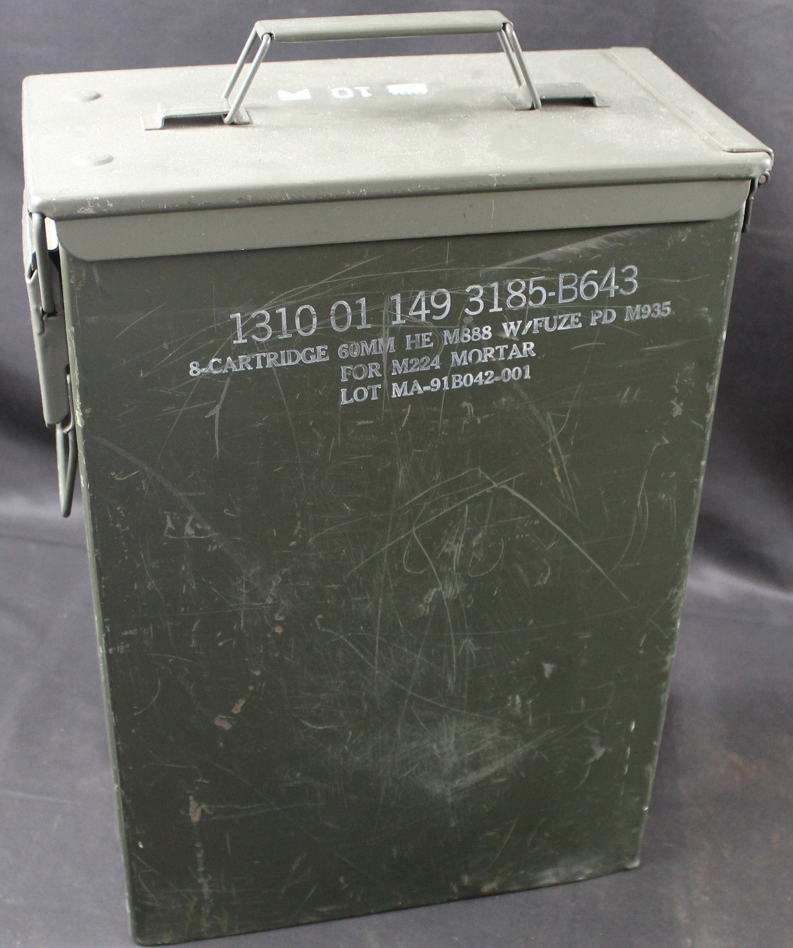 US 60mm Transport Can with Eight Transport Tubes/Caps (FMI) - 3