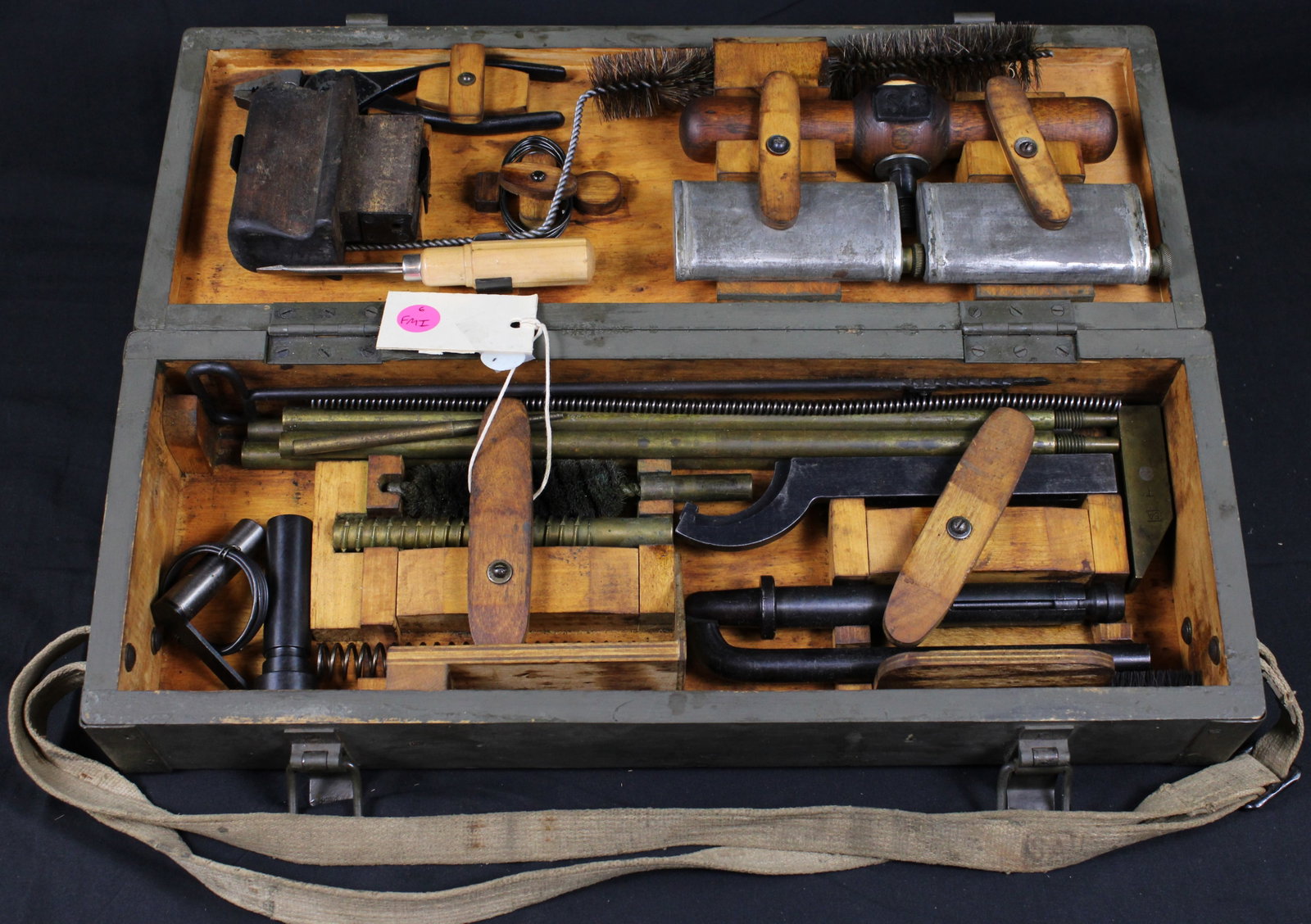 20mm Lahti Finnish A.T. Rifle Cleaning & Spare Parts Box (FMI) - 2