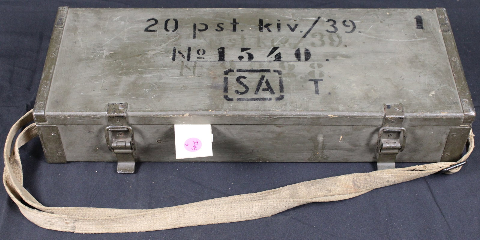 20mm Lahti Finnish A.T. Rifle Cleaning & Spare Parts Box (FMI) - 3