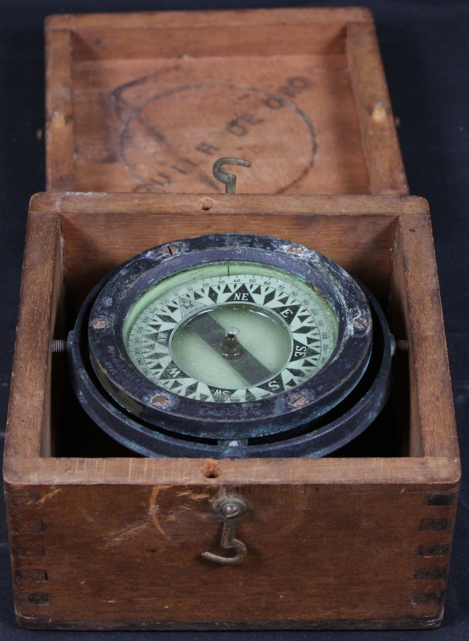 "STAR" Boston U.S.A. Large Boat Compass (31652) (FMI) - 2
