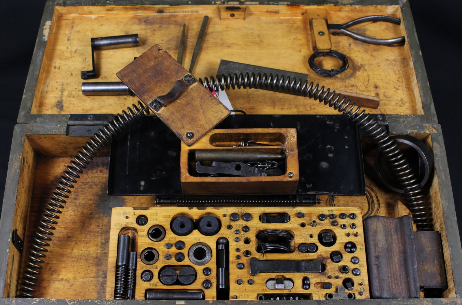 20mm Lahti Finnish A.T. Rifle Spare Parts/cleaning Kit Box (FMI) - 2