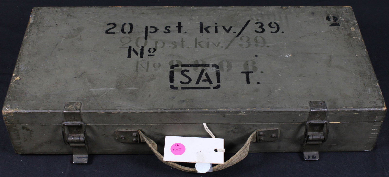 20mm Lahti Finnish A.T. Rifle Spare Parts/cleaning Kit Box (FMI) - 3