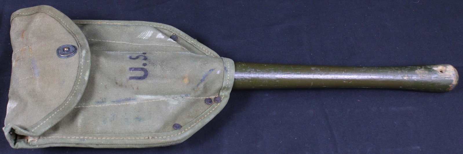 WWII USGI Minson Mfg 1943 U.S. Army Spade (BJT) - 4