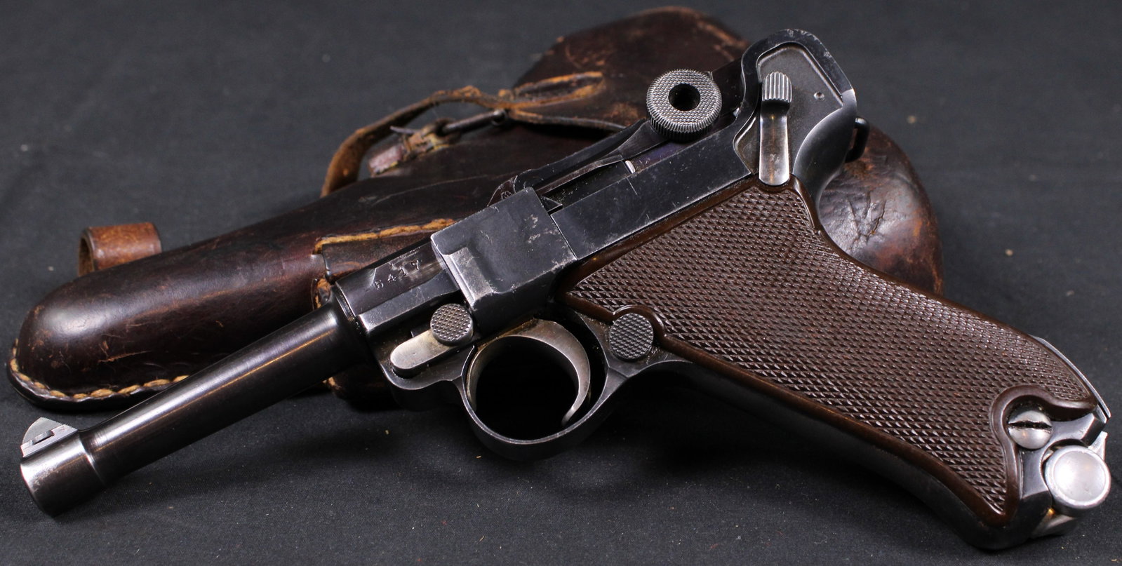 Luftwaffe Marked Heinrich Krieghoff Waffenfabrik Luger P.08 9mm Semi-Automatic Pistol (PPR) - 7