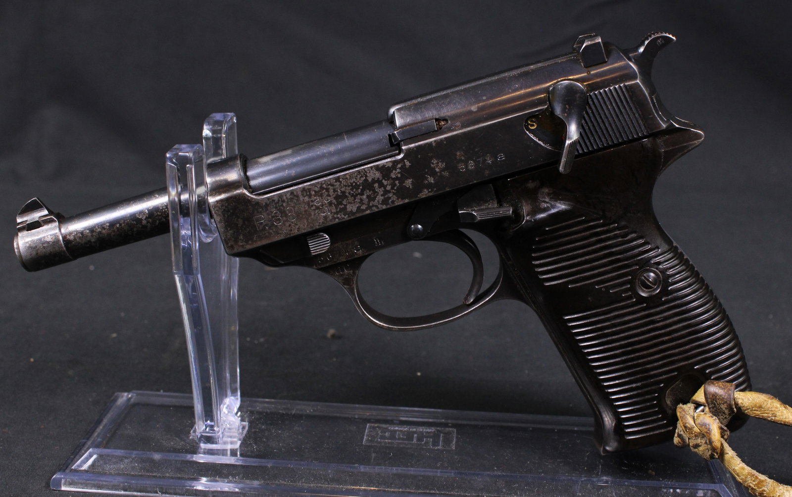 Captured Walther P.38 9mm Semi-Automatic Pistol W/ Two Matching Magazines and Original Holster (PPR) - 2