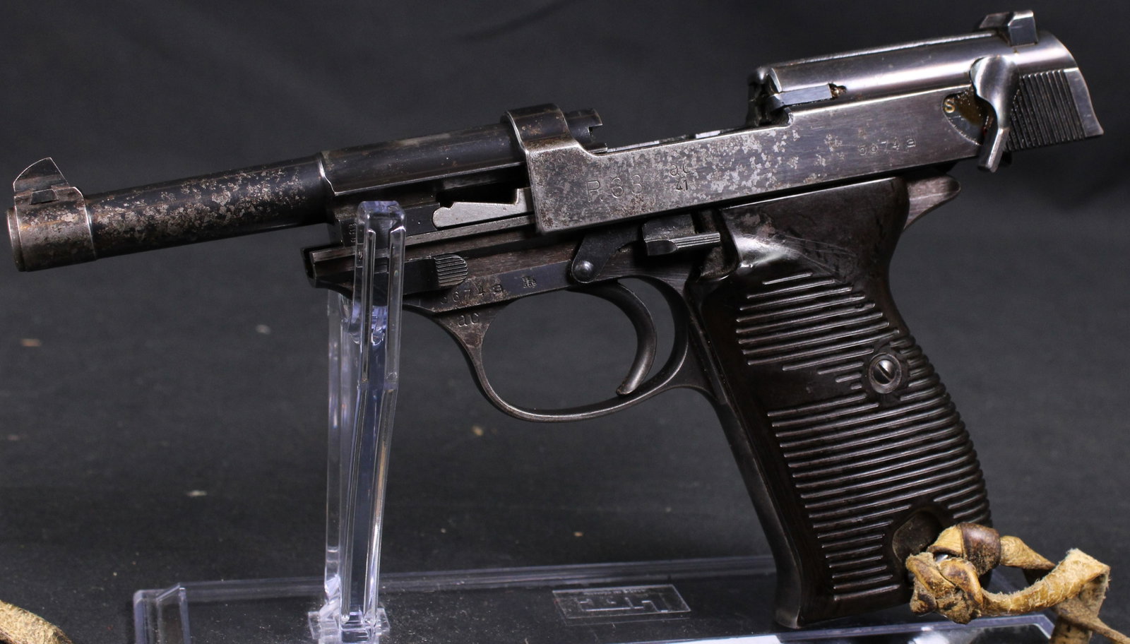 Captured Walther P.38 9mm Semi-Automatic Pistol W/ Two Matching Magazines and Original Holster (PPR) - 4