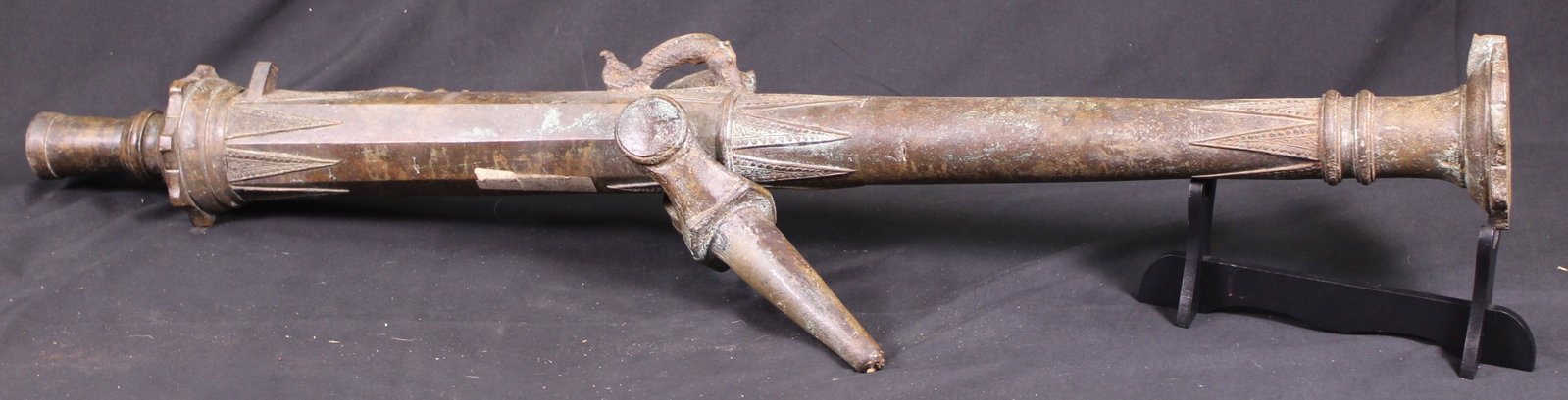 Large 19th Century Lantaka Black Powder Muzzleloader Cannon (SFA): Description coming soon! Bidders are welcome to preview items in person during our normal operating hours Tuesday through Saturday 11am-6pm. Estimated shipping parcel size (LxWxH) 48 inches x 8