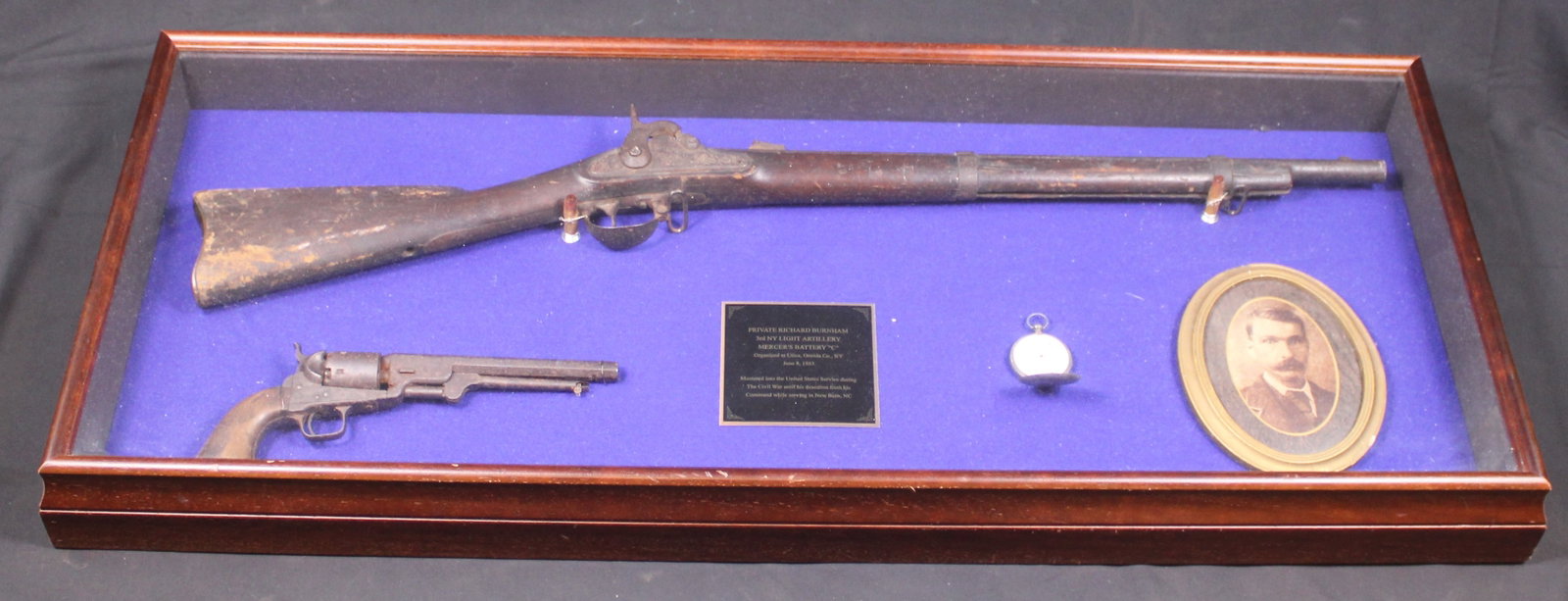 Private Richard Burnham Civil War Antique Firearms and Artifacts Group Lot No FFL Required (SES): Private Richard Burnham Civil War Antique Firearms Group Lot No FFL Required Bidders are welcome to preview items in person during our normal operating hours Tuesday through Saturday 11am-6pm.