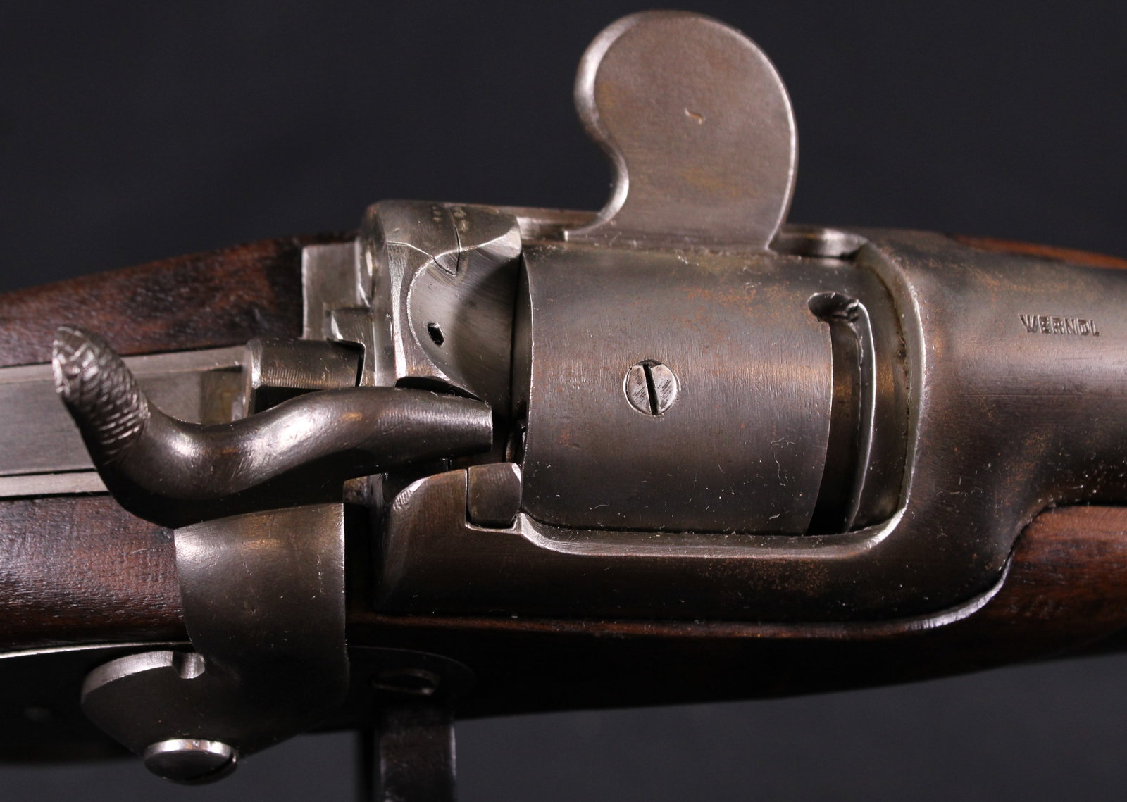 Excellent Werndl-Holub M1867/77 11.15x54r Breach Loading Rifle (KFC) - 6
