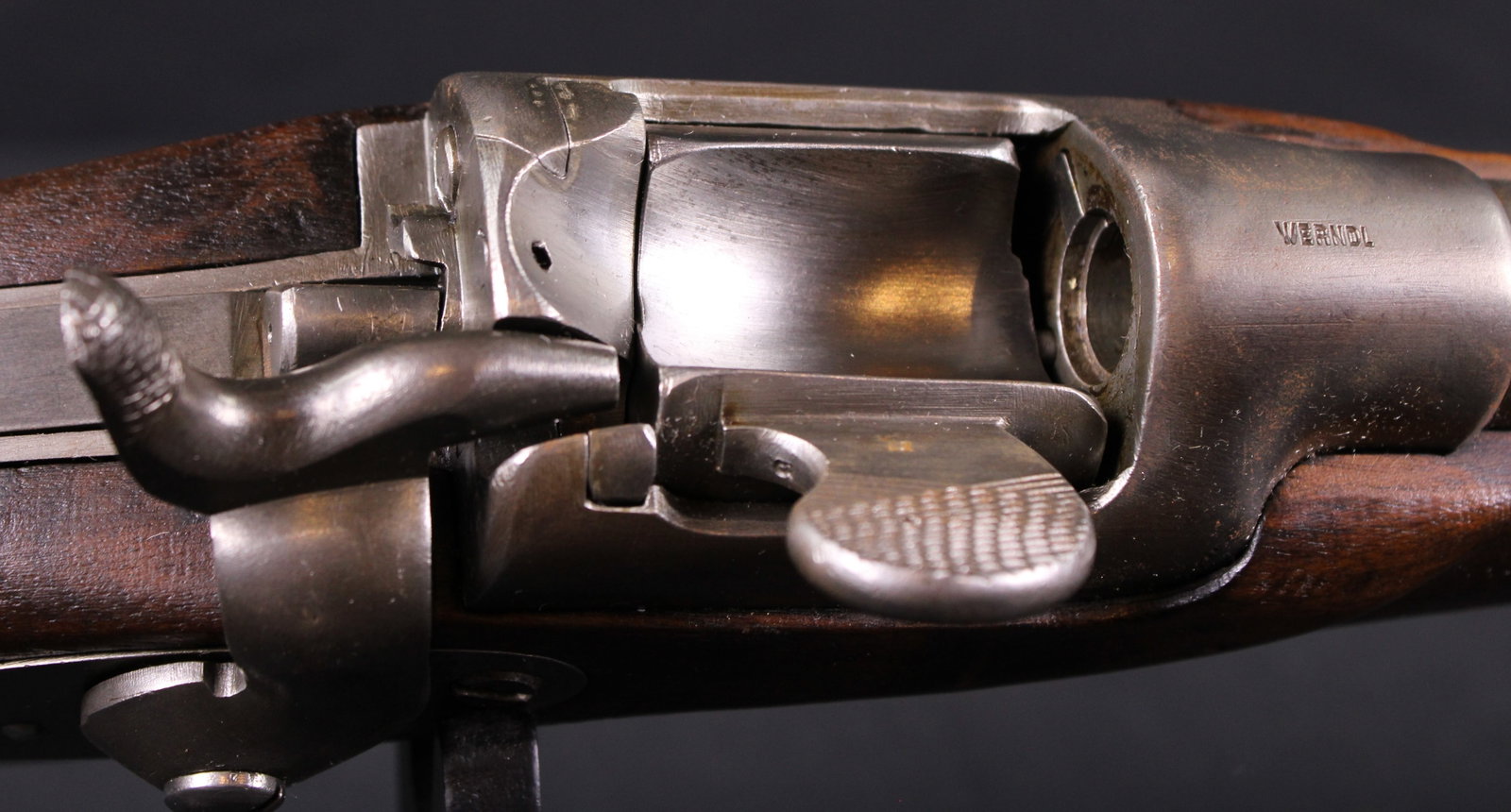 Excellent Werndl-Holub M1867/77 11.15x54r Breach Loading Rifle (KFC) - 7
