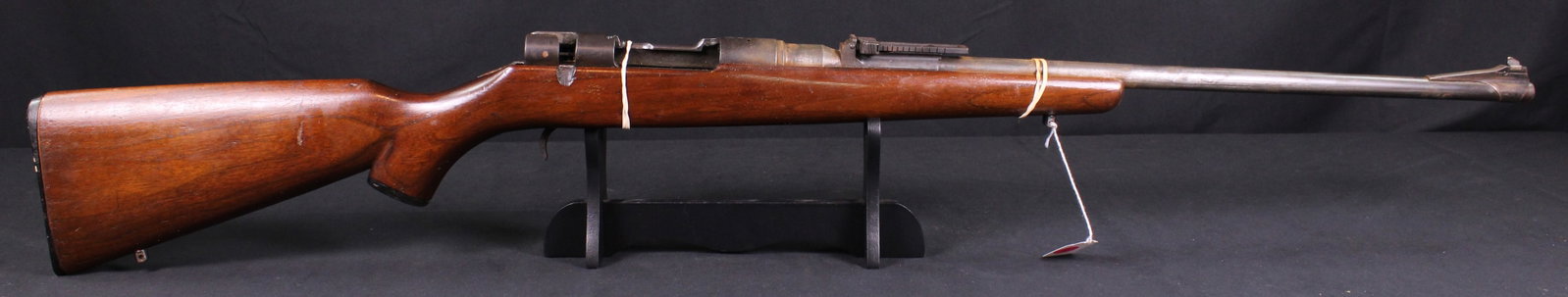 Sporterized WWII Japanese Type 38 Arisaka 6.5x50mm (JAA): Description coming soon! Bidders are welcome to preview items in person during our normal operating hours Tuesday through Saturday 11am-6pm. Estimated shipping parcel size (LxWxH) 48 inches x 8