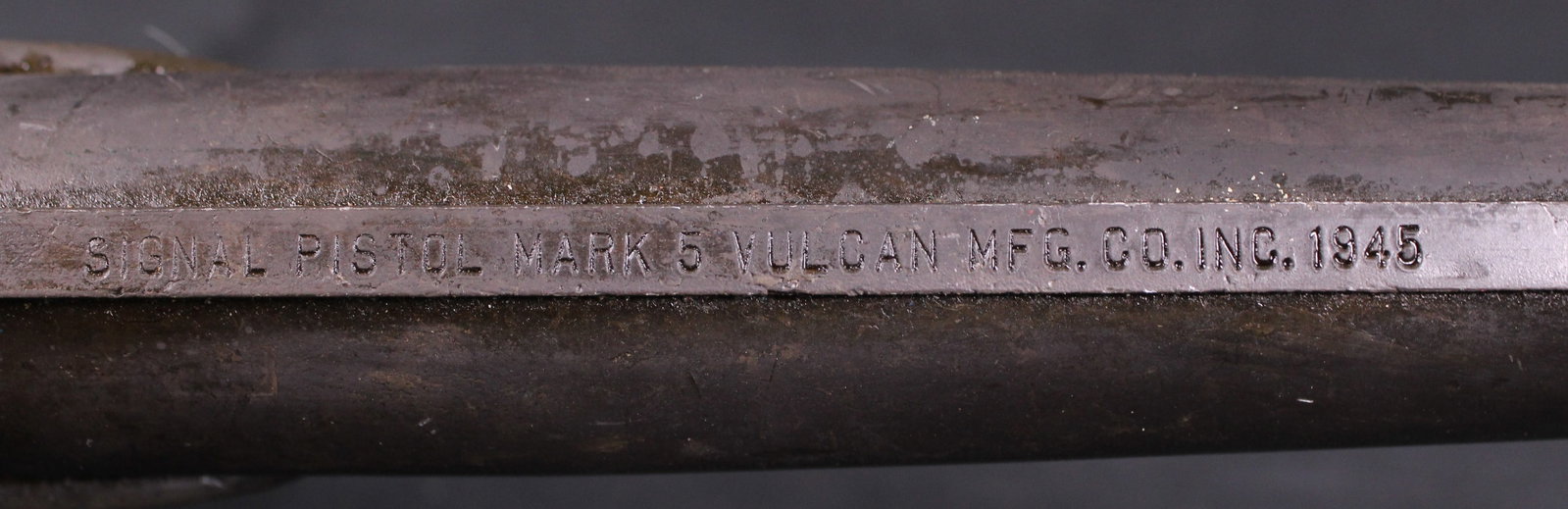 WWII 1945 Dated Vulcan Mfg. Co. Mk. V Signal Pistol (FLR) - 7