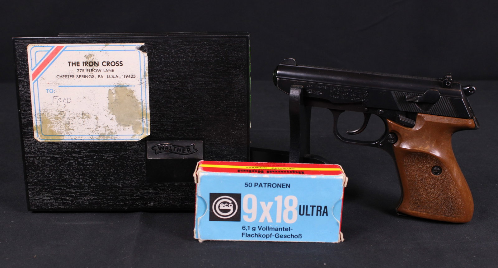 Walther PP Super 9x18mm Super Semi-auctomatic Pistol Ffl Required: 11363 (HRM): Description coming soon! Bidders are welcome to preview items in person during our normal operating hours Tuesday through Saturday 11am-6pm. Estimated shipping parcel size (LxWxH) 12 inches x 12