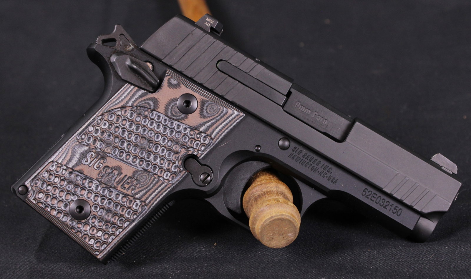 Sig Sauer P938 9x19mm Semi-automatic Pistol (VWC): Description coming soon! Bidders are welcome to preview items in person during our normal operating hours Tuesday through Saturday 11am-6pm. Estimated shipping parcel size (LxWxH) 12 inches x 12