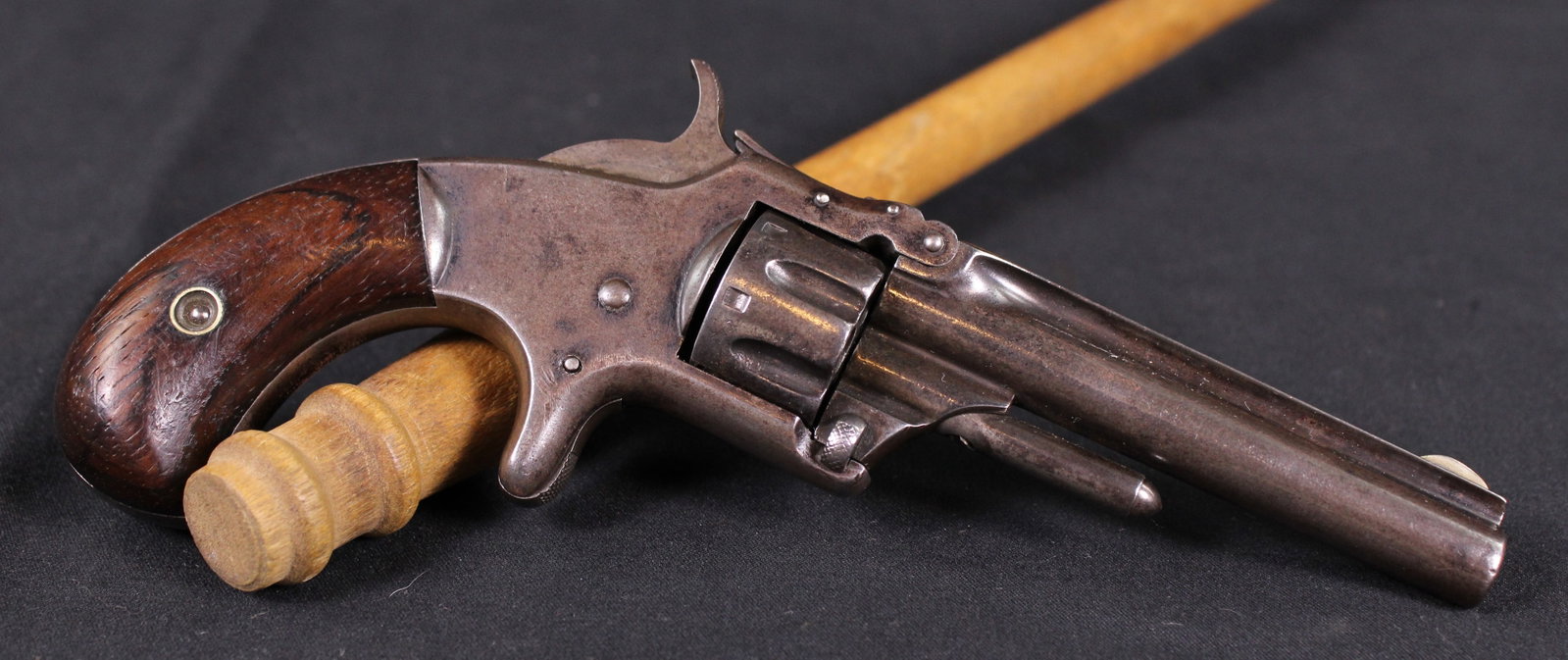 Antique S&W No. 1 Third Issue .22 Short Single Action Revolver (NCR): Description coming soon1 Bidders are welcome to preview items in person during our normal operating hours Tuesday through Saturday 11am-6pm. Estimated shipping parcel size (LxWxH) 12 inches x 12