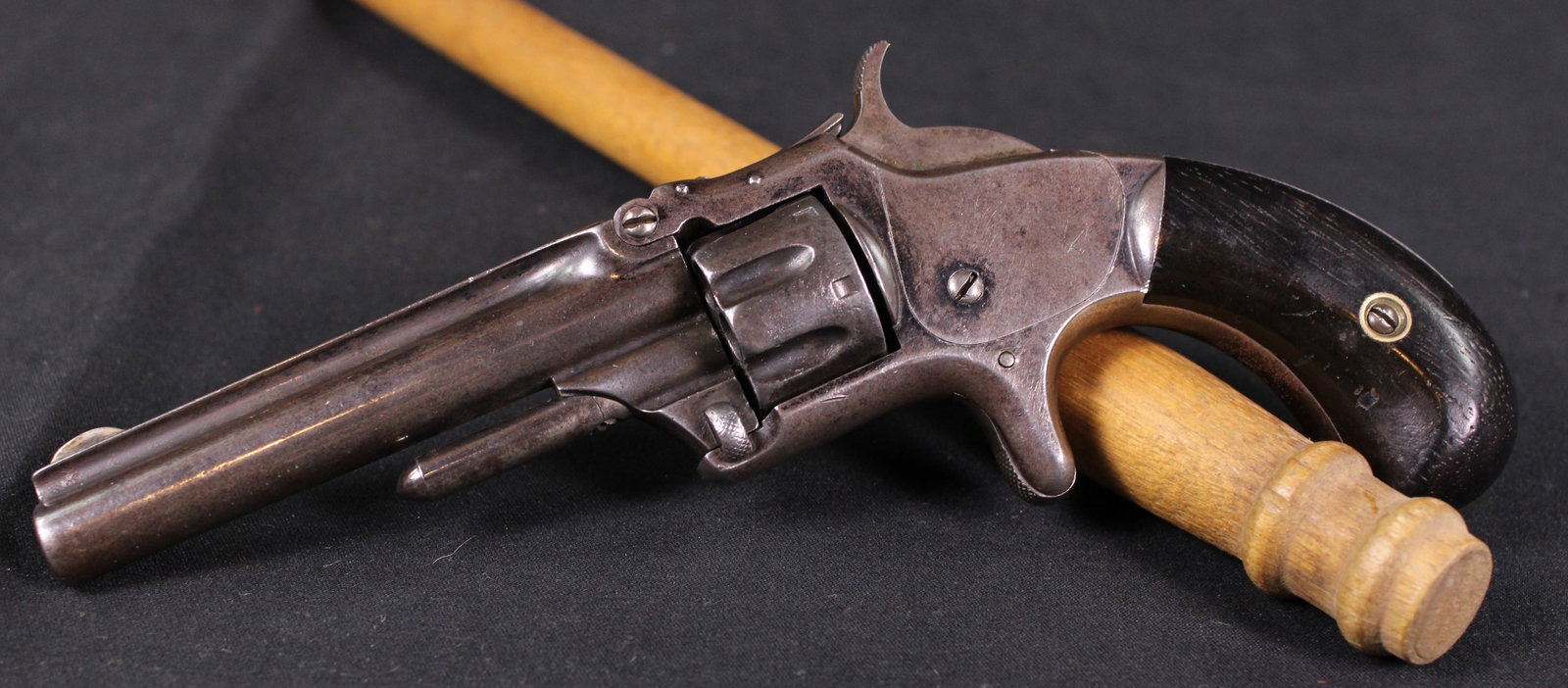 Antique S&W No. 1 Third Issue .22 Short Single Action Revolver (NCR) - 2