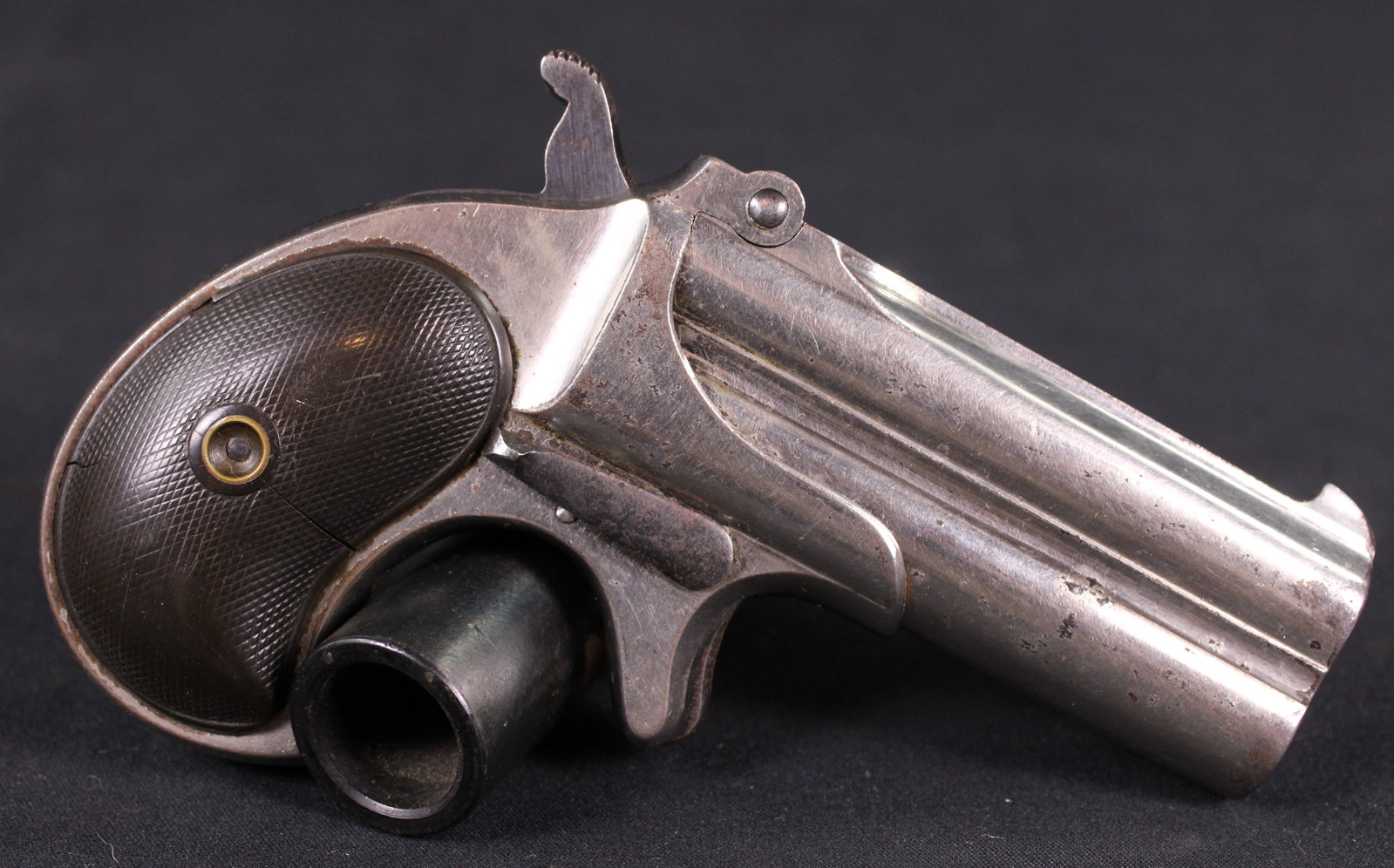 Antique Remington Mod. 95 .41 RF O/U Derringer Pistol (NCR): Description coming soon! Bidders are welcome to preview items in person during our normal operating hours Tuesday through Saturday 11am-6pm. Estimated shipping parcel size (LxWxH) 12 inches x 12