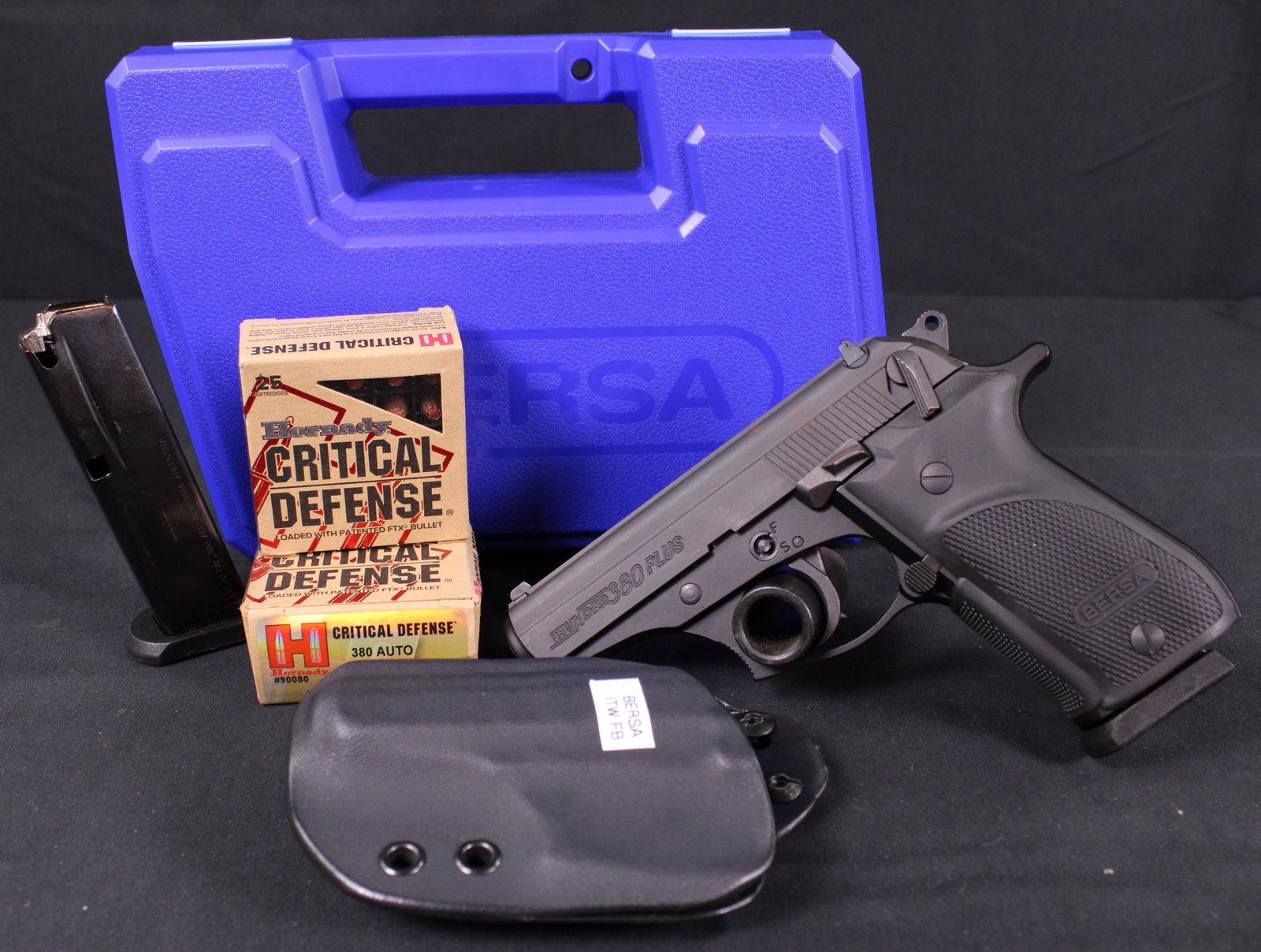 Bersa Thunderer 380 Plus .380 Acp Semi-automatic Pistol Ffl Req: N16016 (VWC): Description coming soon! Bidders are welcome to preview items in person during our normal operating hours Tuesday through Saturday 11am-6pm. Estimated shipping parcel size (LxWxH) 12 inches x 12