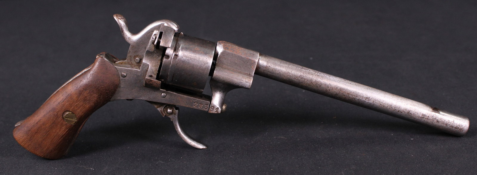 Belgian 7mm Pinfire Revolver (NCR): Description coming soon! Bidders are welcome to preview items in person during our normal operating hours Tuesday through Saturday 11am-6pm. Estimated shipping parcel size (LxWxH) 12 inches x 12