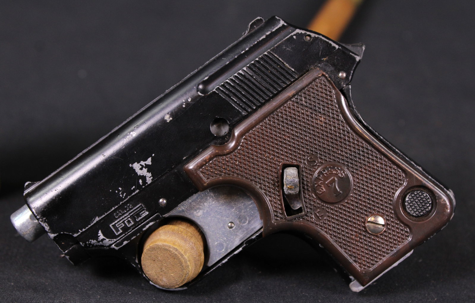 F.I.E. Express 7 .22 Caliber Blank Firing Starter Pistol With Holster (TDR): Description coming soon! Bidders are welcome to preview items in person during our normal operating hours Tuesday through Saturday 11am-6pm. Estimated shipping parcel size (LxWxH) 12 inches x 12