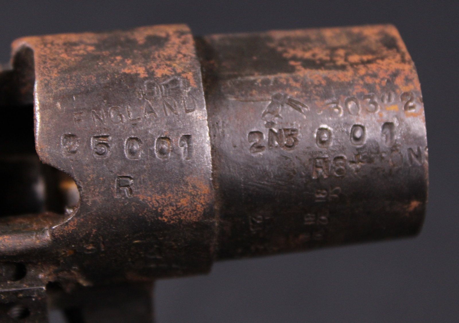 G.R.I. No. 1 Mk. III SMLE/ Enfield .303 Brit Bolt Action Receiver FFL Req: 25001 R (FMI) - 4