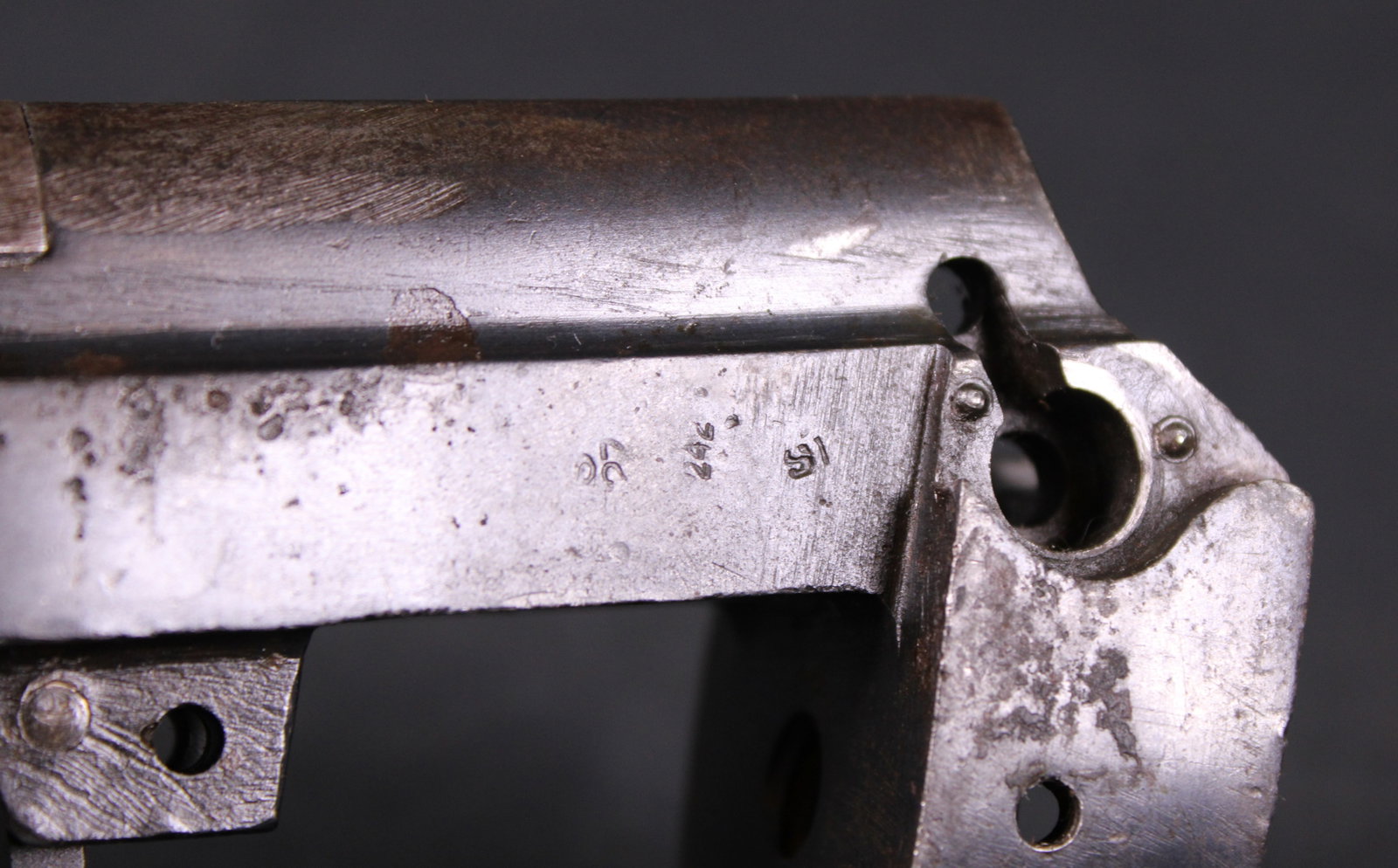 G.R.I. No. 1 Mk. III SMLE/ Enfield .303 Brit Bolt Action Receiver FFL Req: 14197 Y (JAA) - 6