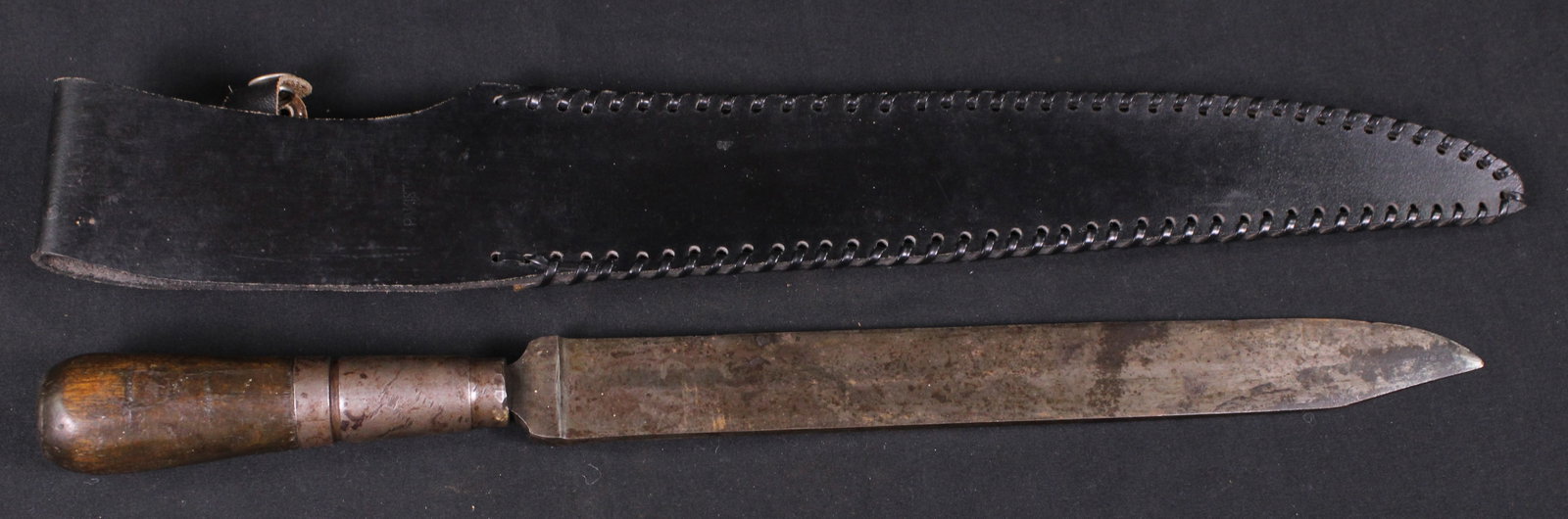 Civil War Fighting Knife and Sheath (SNR) - 2