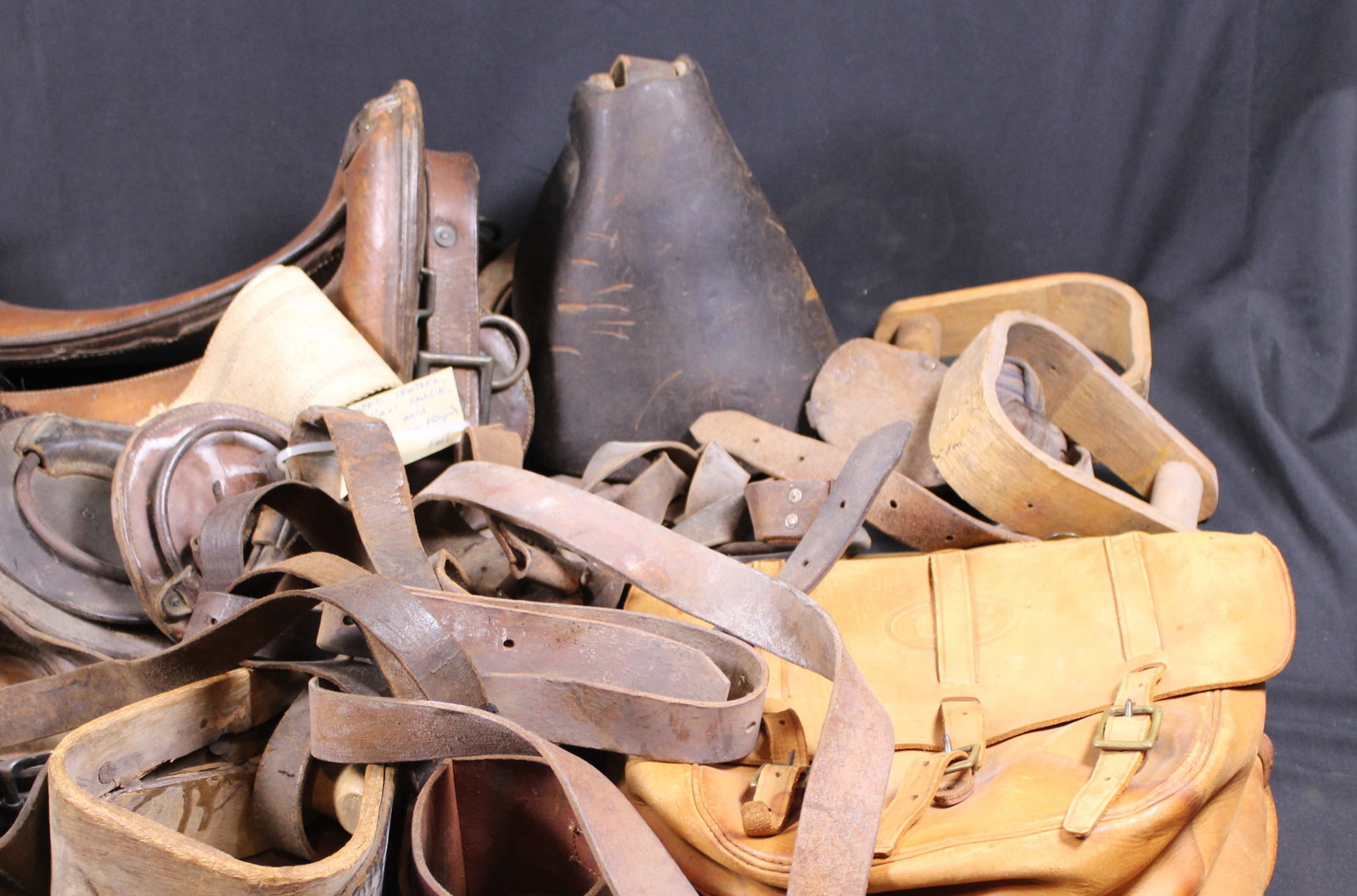 Large Group Lot: WWI USGI and USMC Saddle and Bridal Accessories (FMI) - 5
