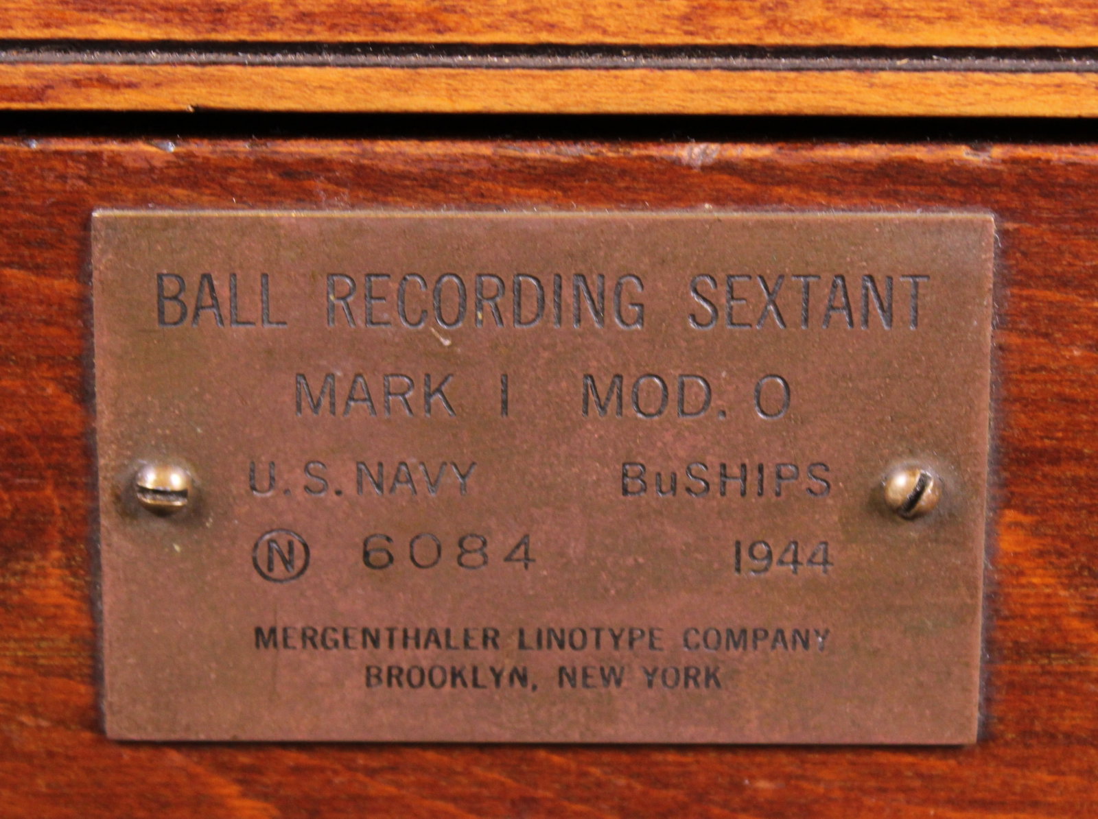 U.S. Navy Mark1 Mod.0 Ball Recording Sextant W/ Transport Case (KFC) - 5