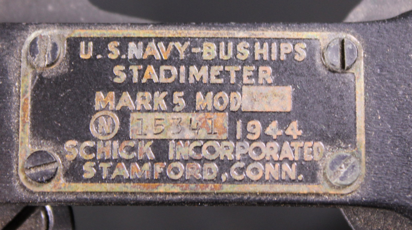 U.S. Navy Bureau Of Ships Mark 5 Mod 0 Stadimeter W/ Transport Case (kfc) - 6