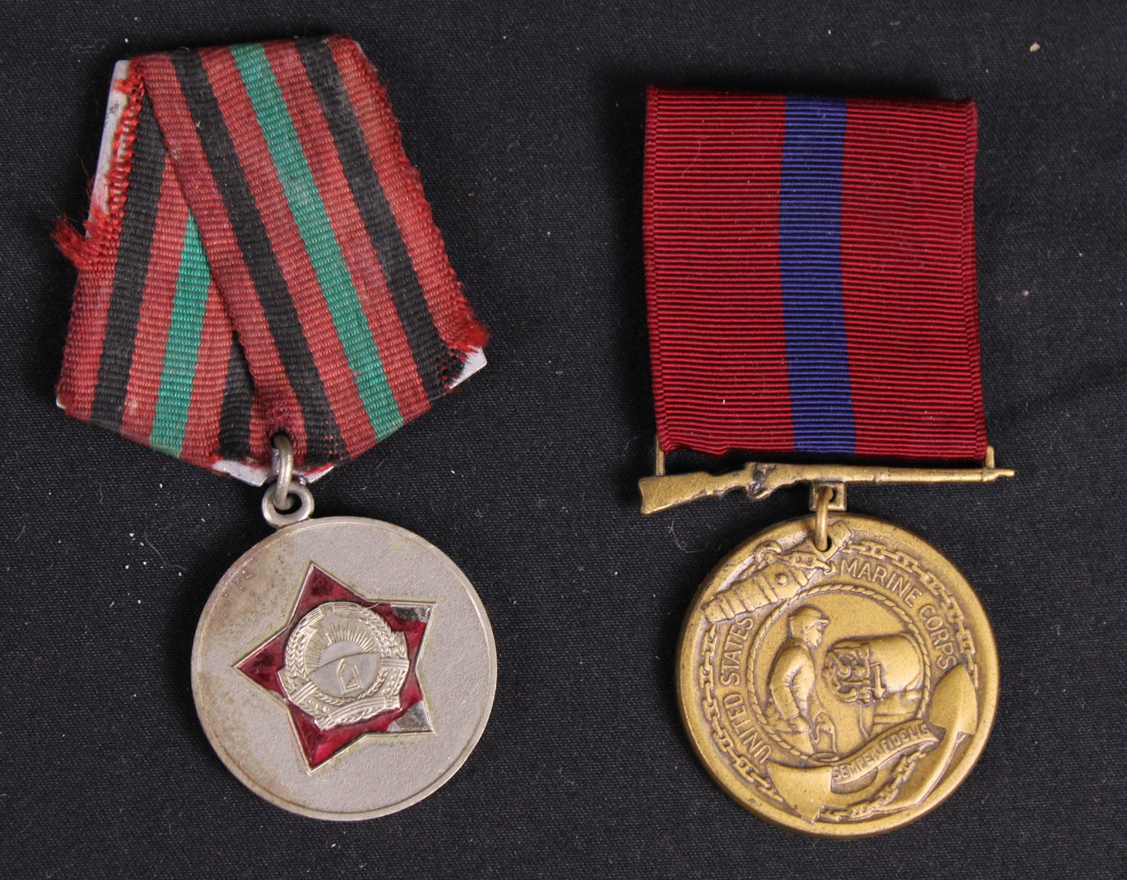 Desert Storm Russian, Iraqi and United States Marine Corp Medal Group Lot (JAA) - 7