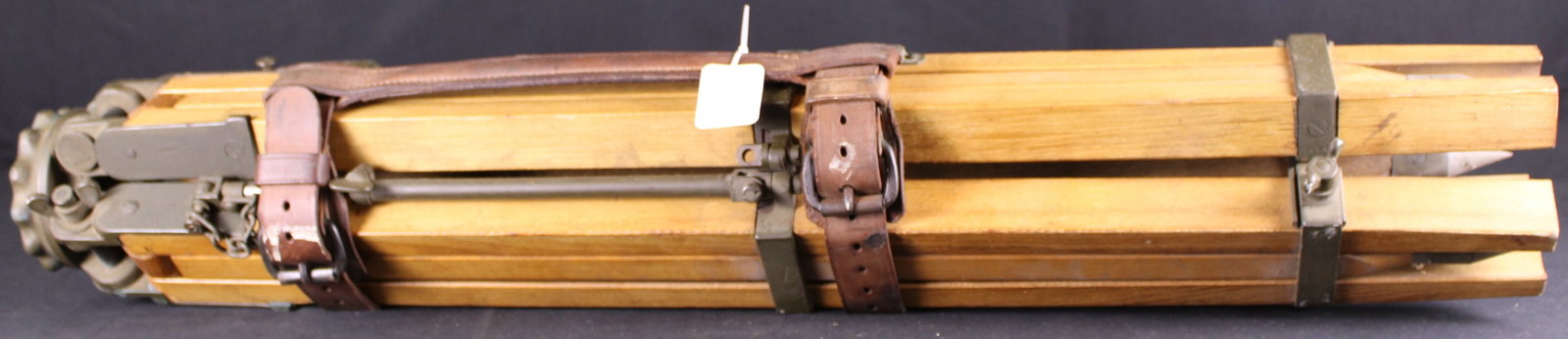 Aiming Circle Tripod (FMI): Description coming soon! Bidders are welcome to preview items in person during our normal operating hours Tuesday through Saturday 11am-6pm. Estimated shipping parcel size (LxWxH) 48 inches x 10