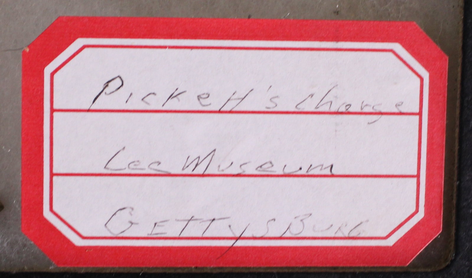Group Lot of Civil War Relics from Pickett's Charge in Riker Box (SNR) - 2