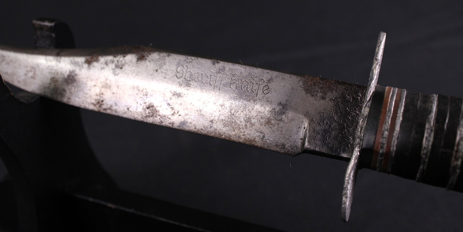 A Solingen Made "Sheriff" Knife With Scabbard (SNR) - 5