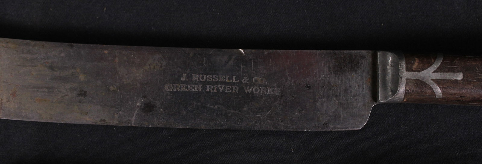 Civil War-era Knife And Fork Manufactured By J.Russel & Co. Green River Works (SNR) - 3