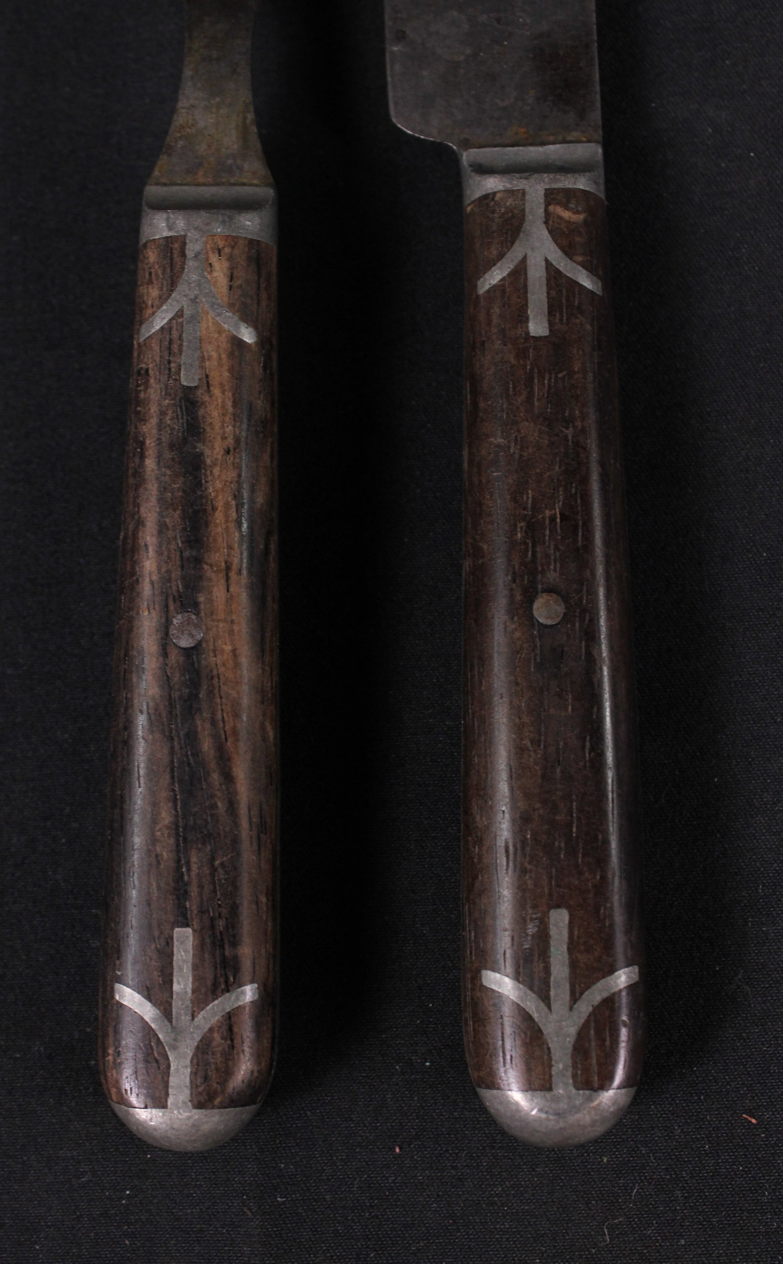Civil War-era Knife And Fork Manufactured By J.Russel & Co. Green River Works (SNR) - 4