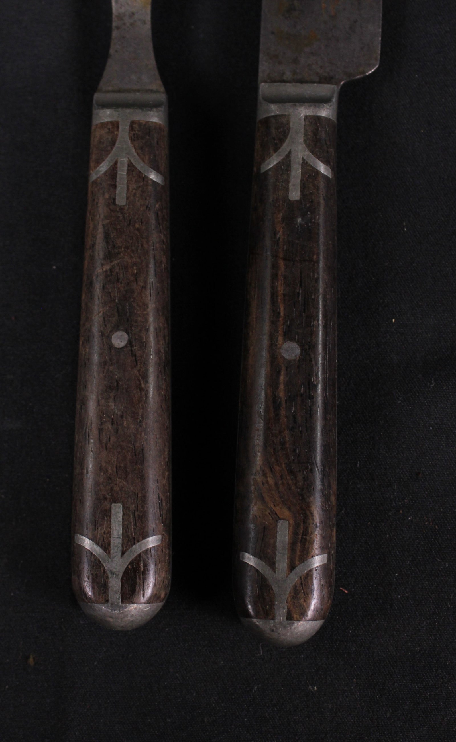 Civil War-era Knife And Fork Manufactured By J.Russel & Co. Green River Works (SNR) - 5