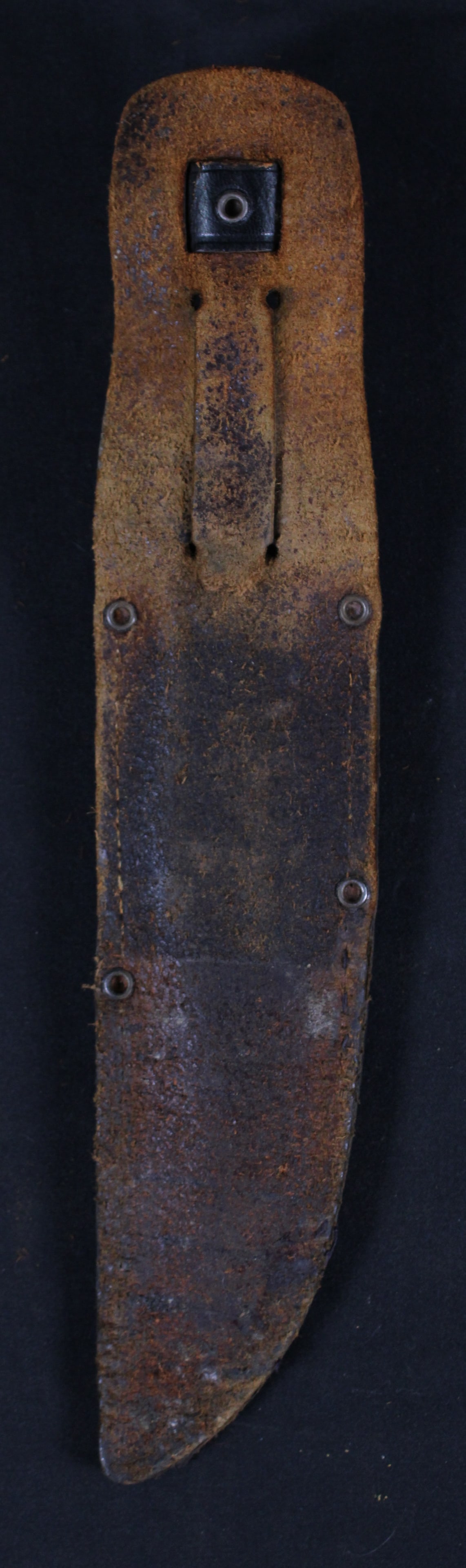 Vintage Edge Brand Solingen Germany Frontier Fixed Blade Hunting Knife with Sheath (SNR) - 3