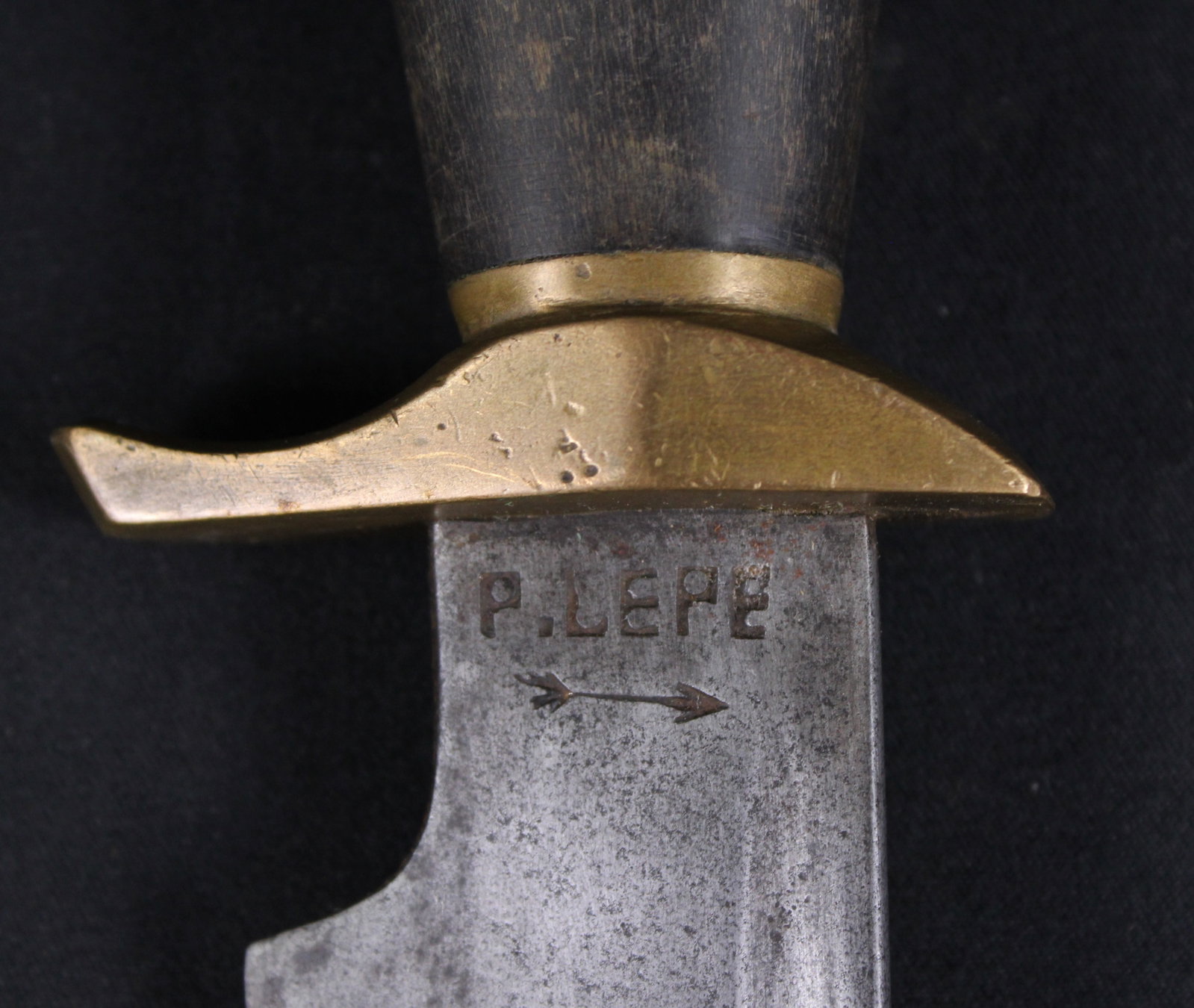 Vintage P. Lepe Mexican Bowie Knife Made Between The 1920s And 1940s (SNR) - 3