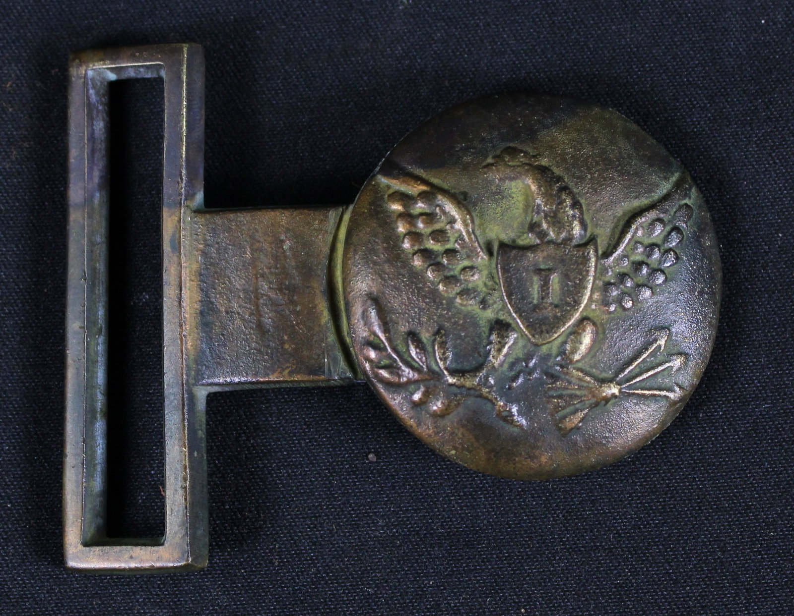 Partial Union Belt Buckle Piece with Ameican Eagle Civil War Era (SNR) - 2