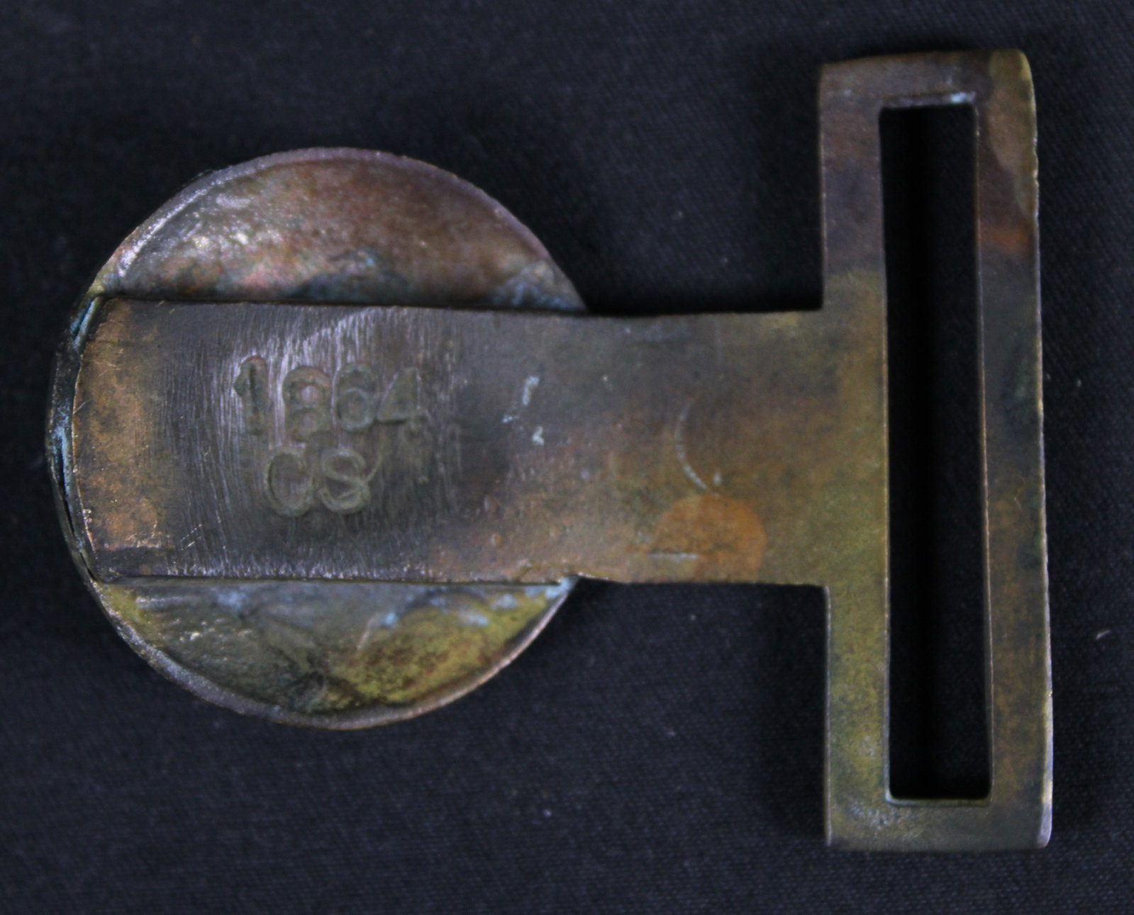 Partial Union Belt Buckle Piece with Ameican Eagle Civil War Era (SNR) - 3