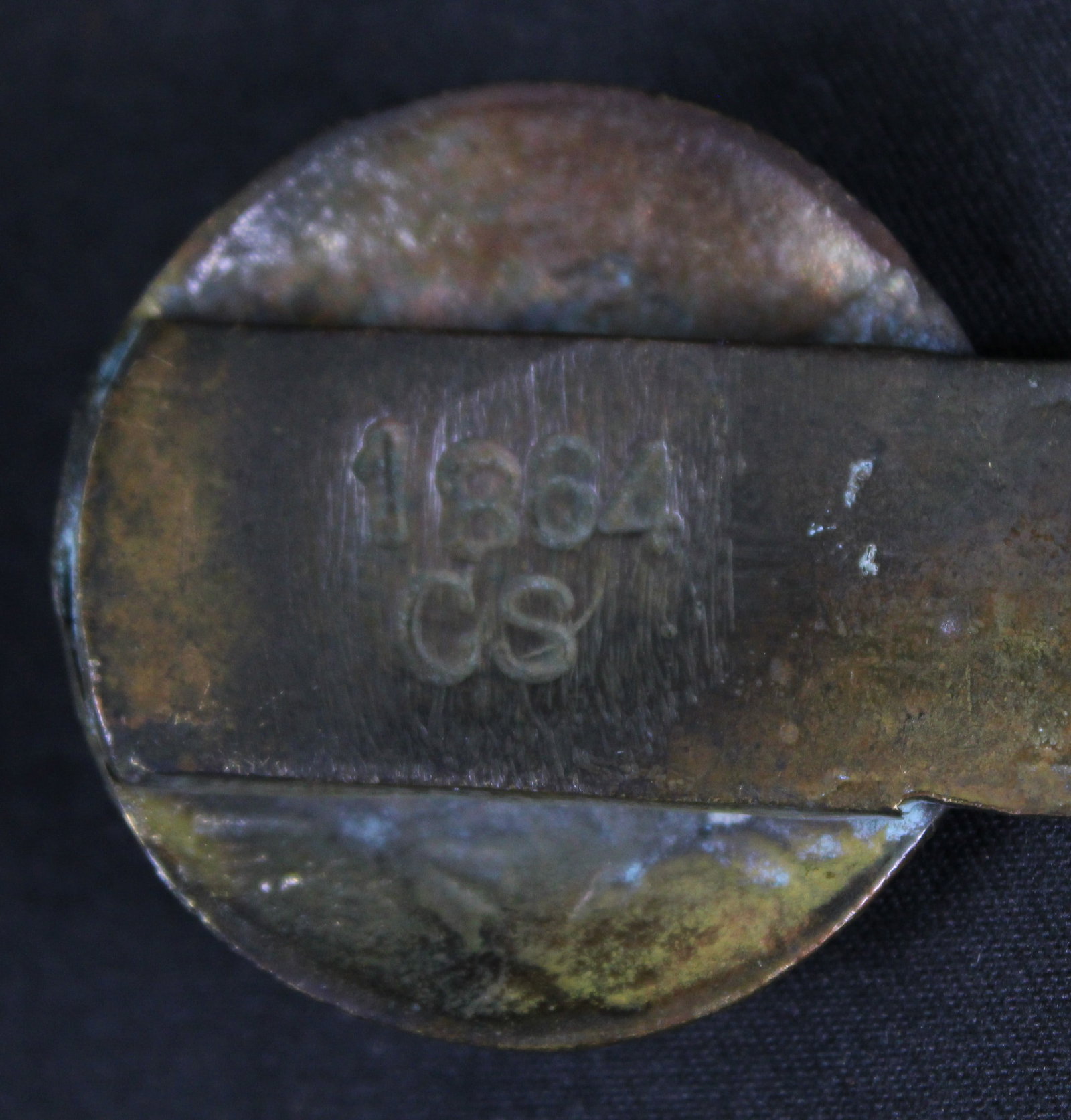 Partial Union Belt Buckle Piece with Ameican Eagle Civil War Era (SNR) - 4
