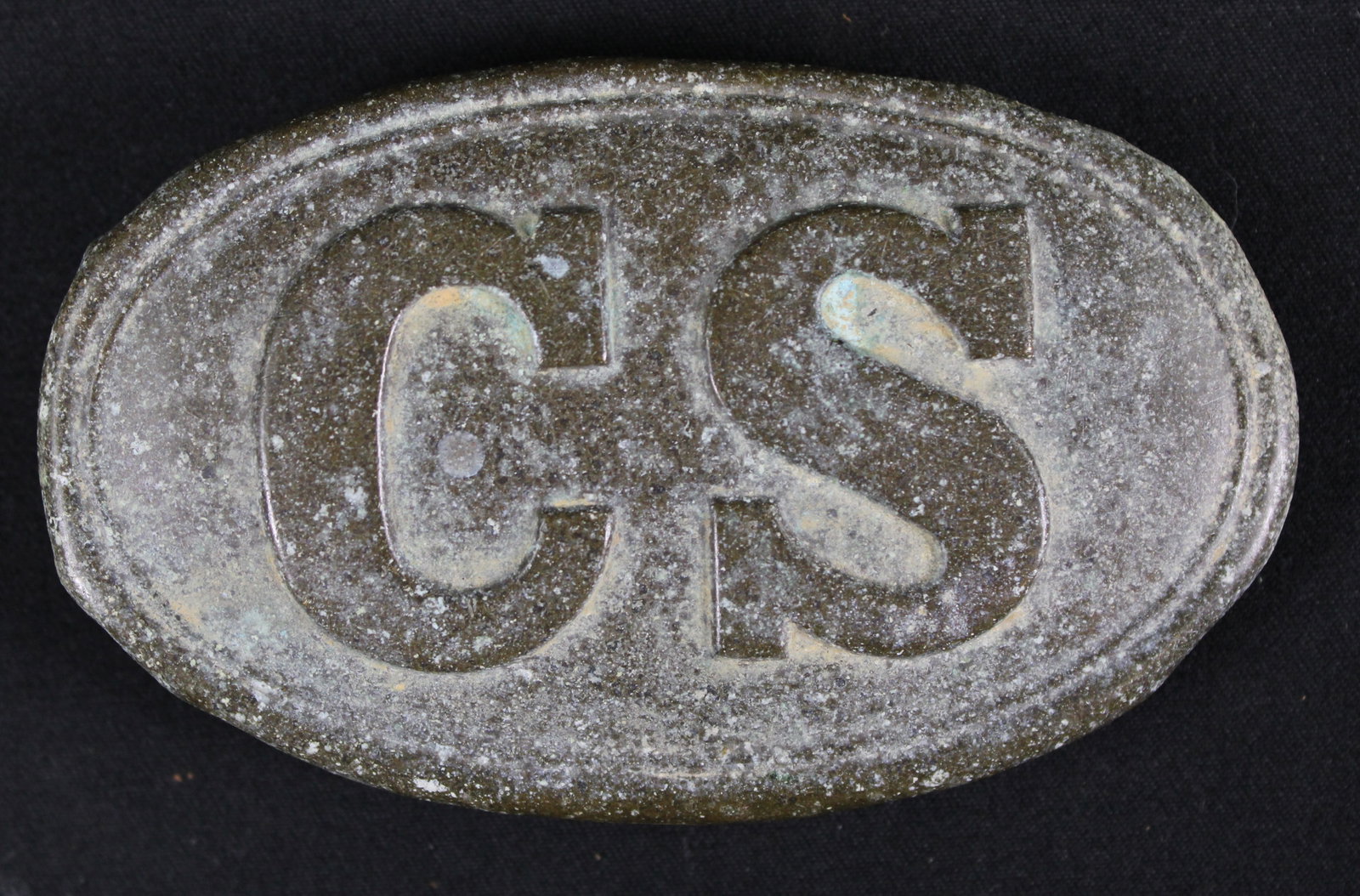 Suspected Authentic Civial War Era Confederate "CS" Brass Belt Buckle (SNR): Description coming soon! Bidders are welcome to preview items in person during our normal operating hours Tuesday through Saturday 11am-6pm. Estimated shipping parcel size (LxWxH) 6 inches x 6 inches
