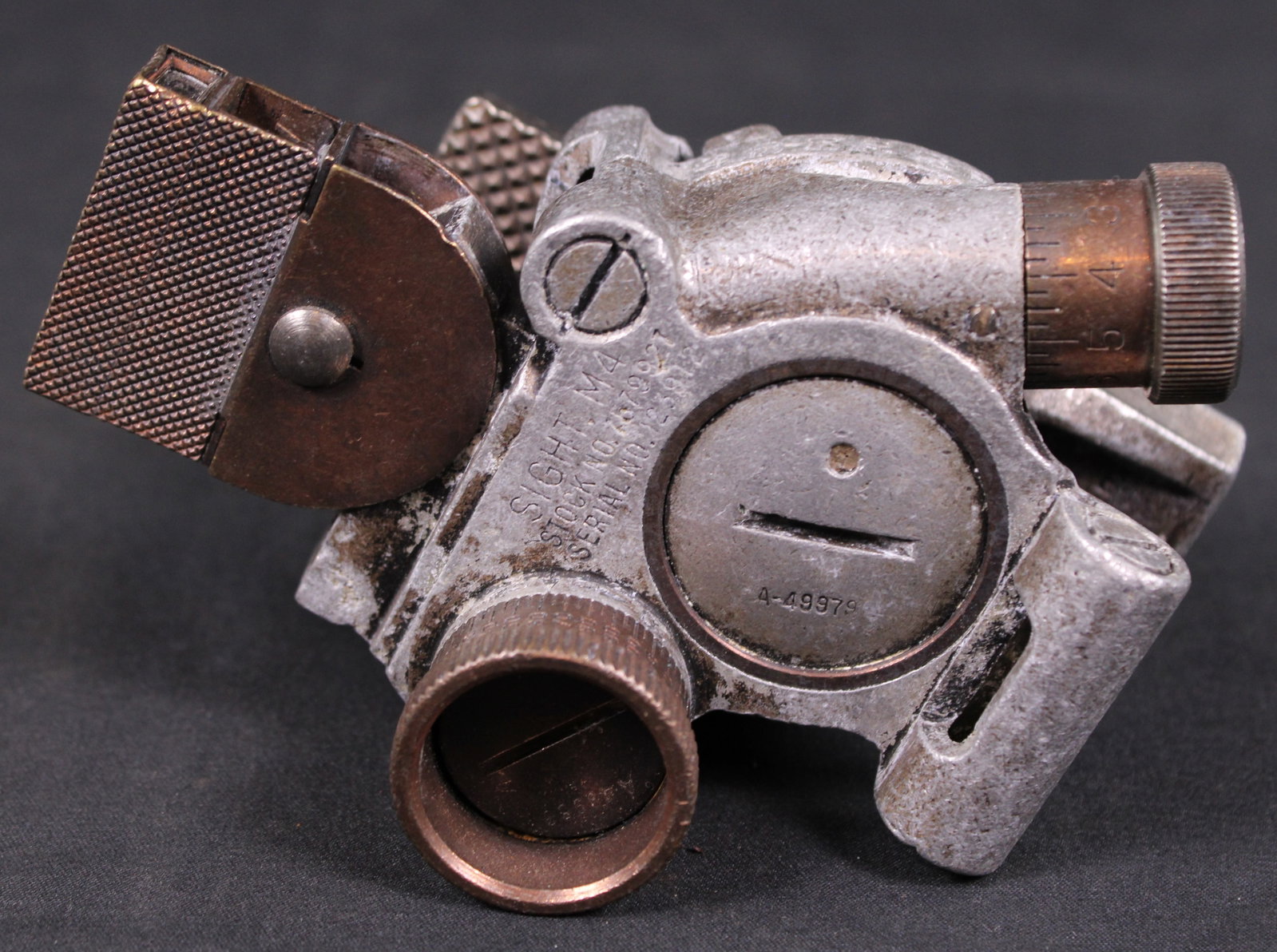 WWII U.S. M4 Collimator Sight (FMI): Description coming soon! Bidders are welcome to preview items in person during our normal operating hours Tuesday through Saturday 11am-6pm. Estimated shipping parcel size (LxWxH) 10 inches x 8 inches