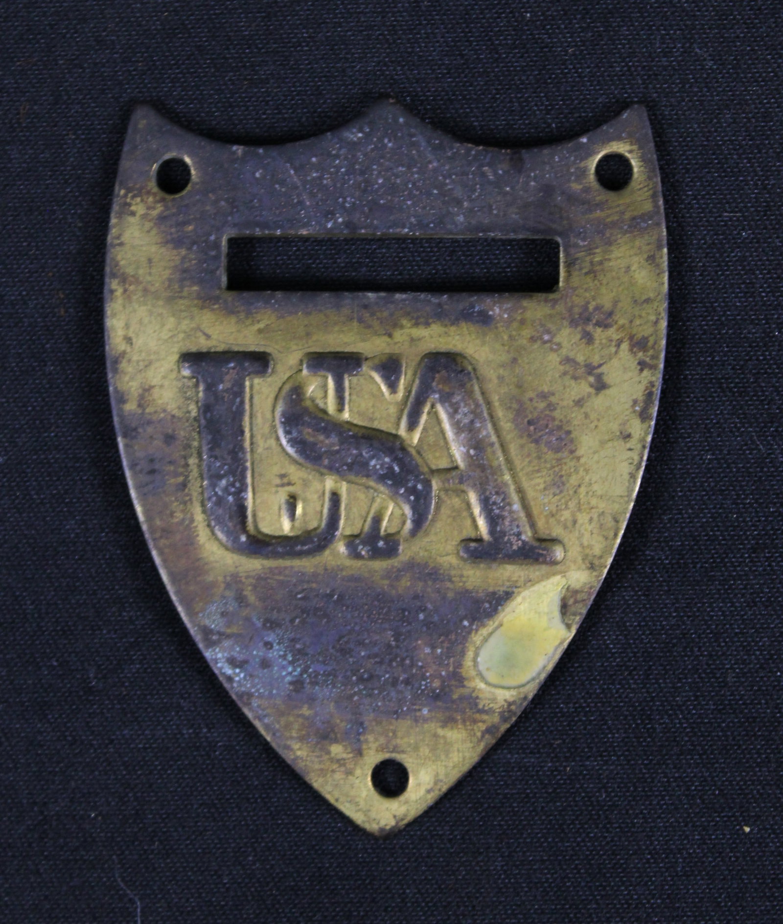 Civil War Era Union Stamped Saddle Insignia (SNR): Description coming soon! Bidders are welcome to preview items in person during our normal operating hours Tuesday through Saturday 11am-6pm. Estimated shipping parcel size (LxWxH) 6 inches x 6 inches