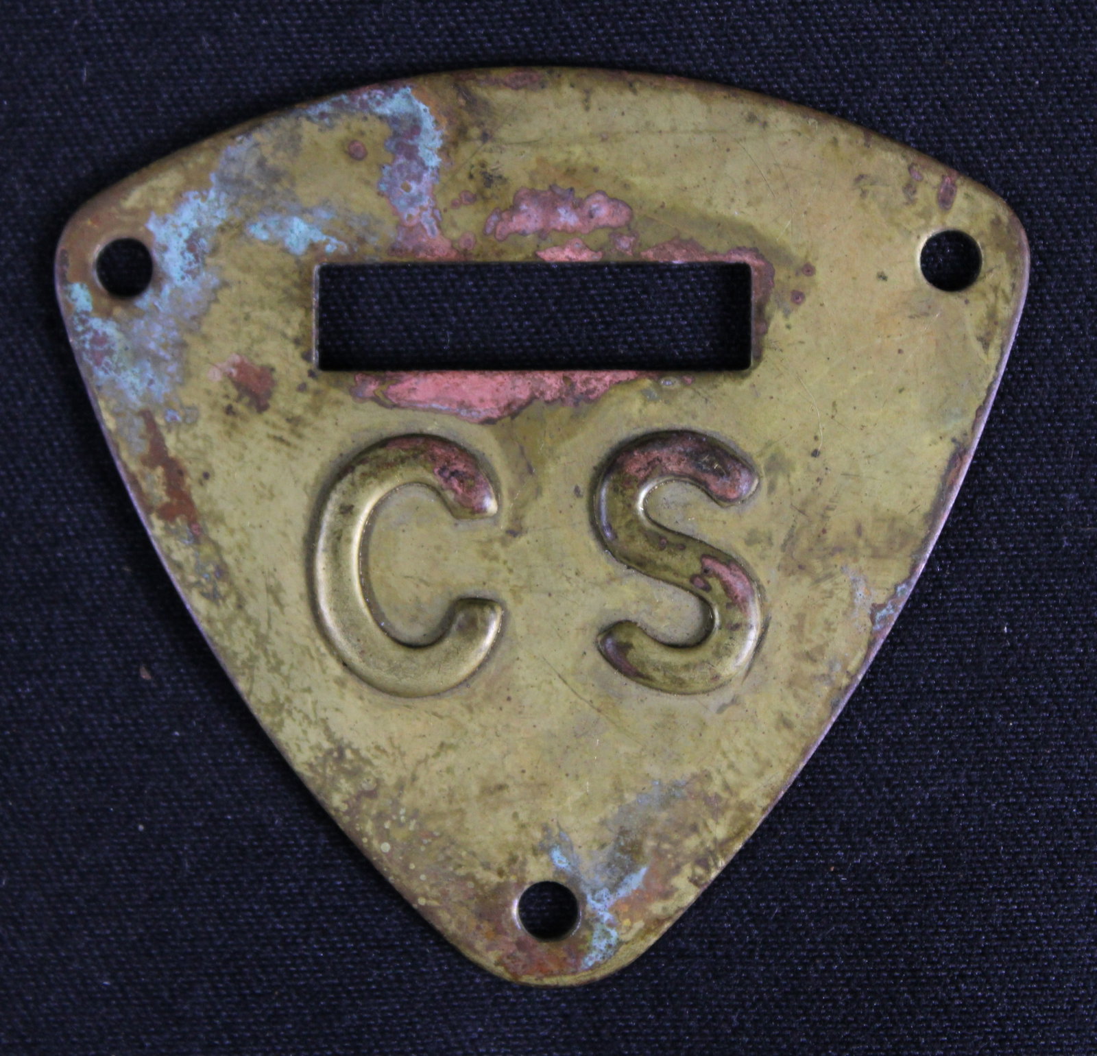 Civil War Era Confederate Stamped Saddle Insignia (SNR): Description coming soon! Bidders are welcome to preview items in person during our normal operating hours Tuesday through Saturday 11am-6pm. Estimated shipping parcel size (LxWxH) 6 inches x 6 inches