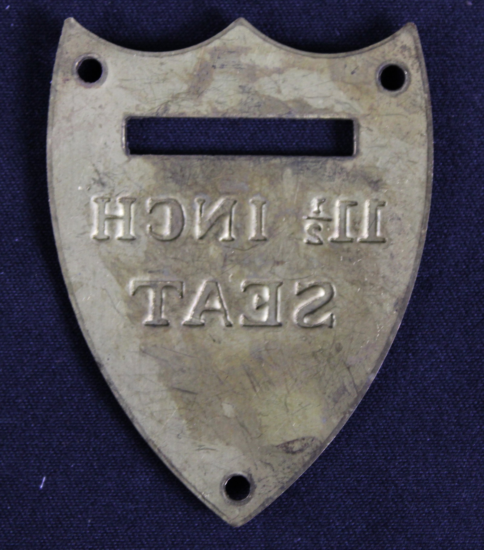 Civil War Era 11 And A Half Inch Stamped Saddle Insignia (SNR) - 2